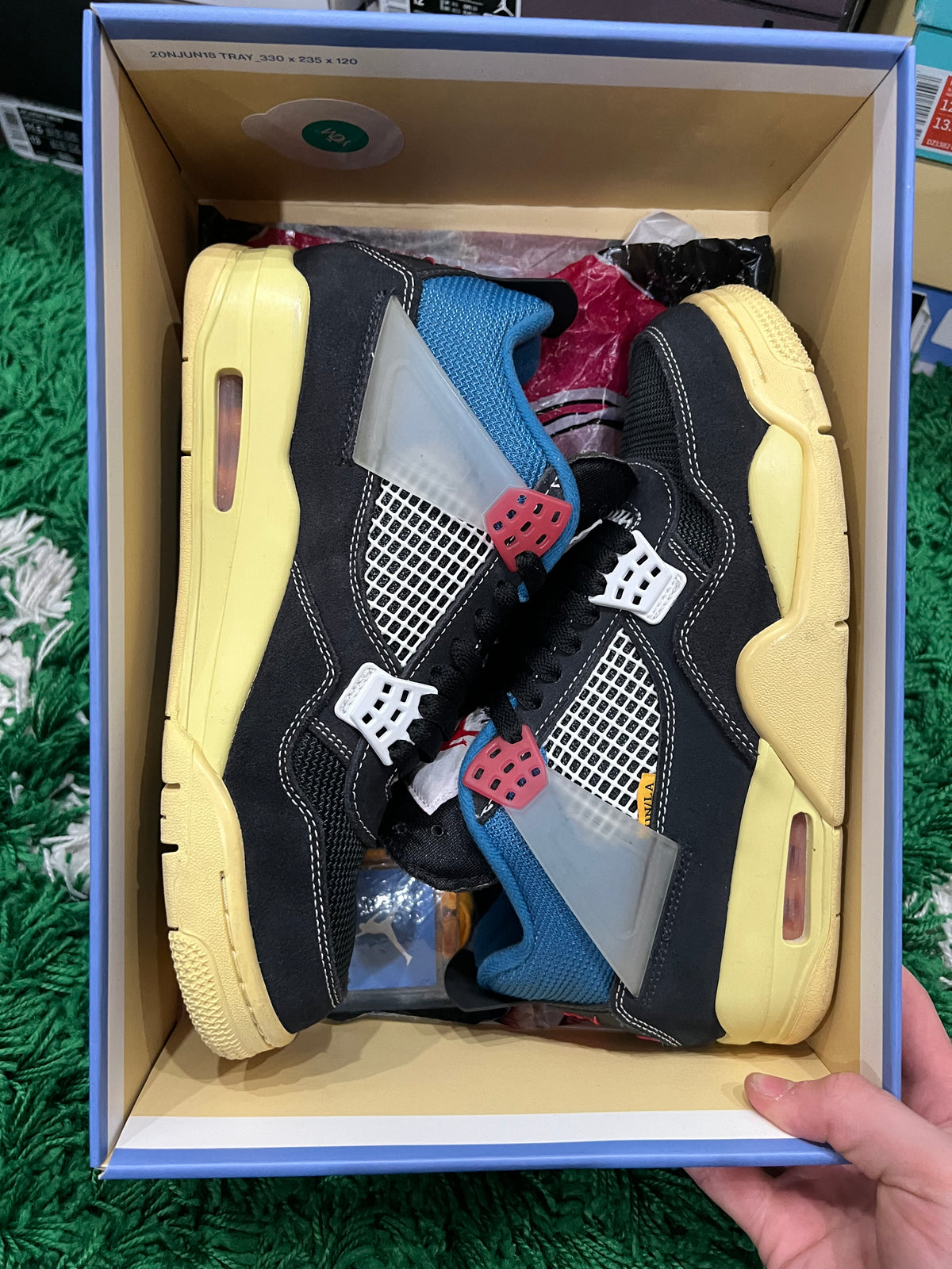 Jordan 4 Union Off Noir (Preowned 8M)
