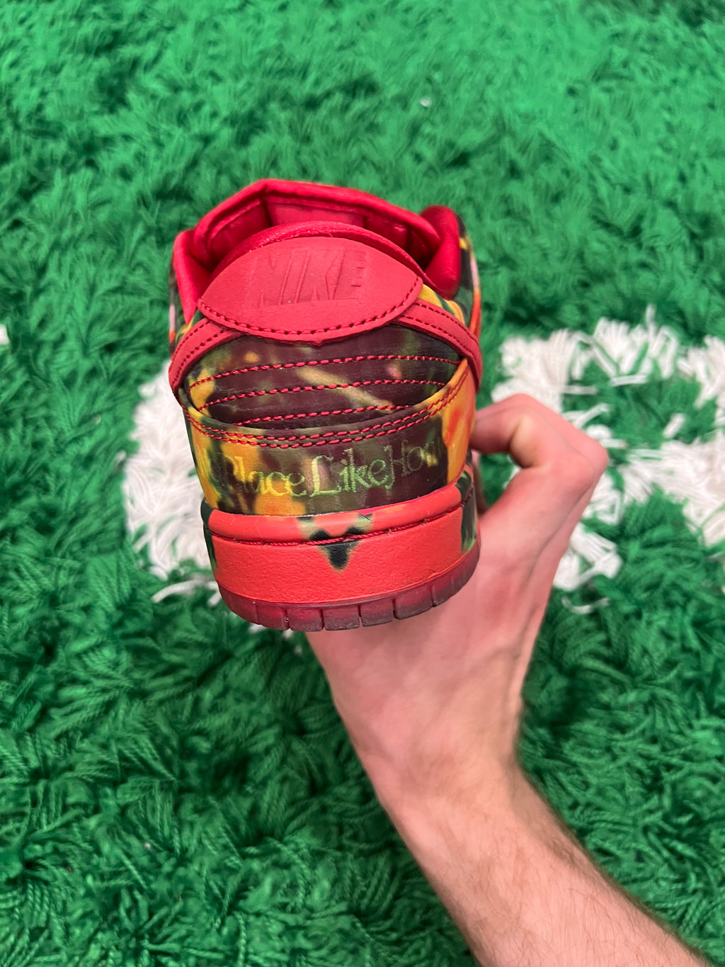 Nike SB Dunk Low The Wizard of Oz Poppy Field (Preowned 8M)