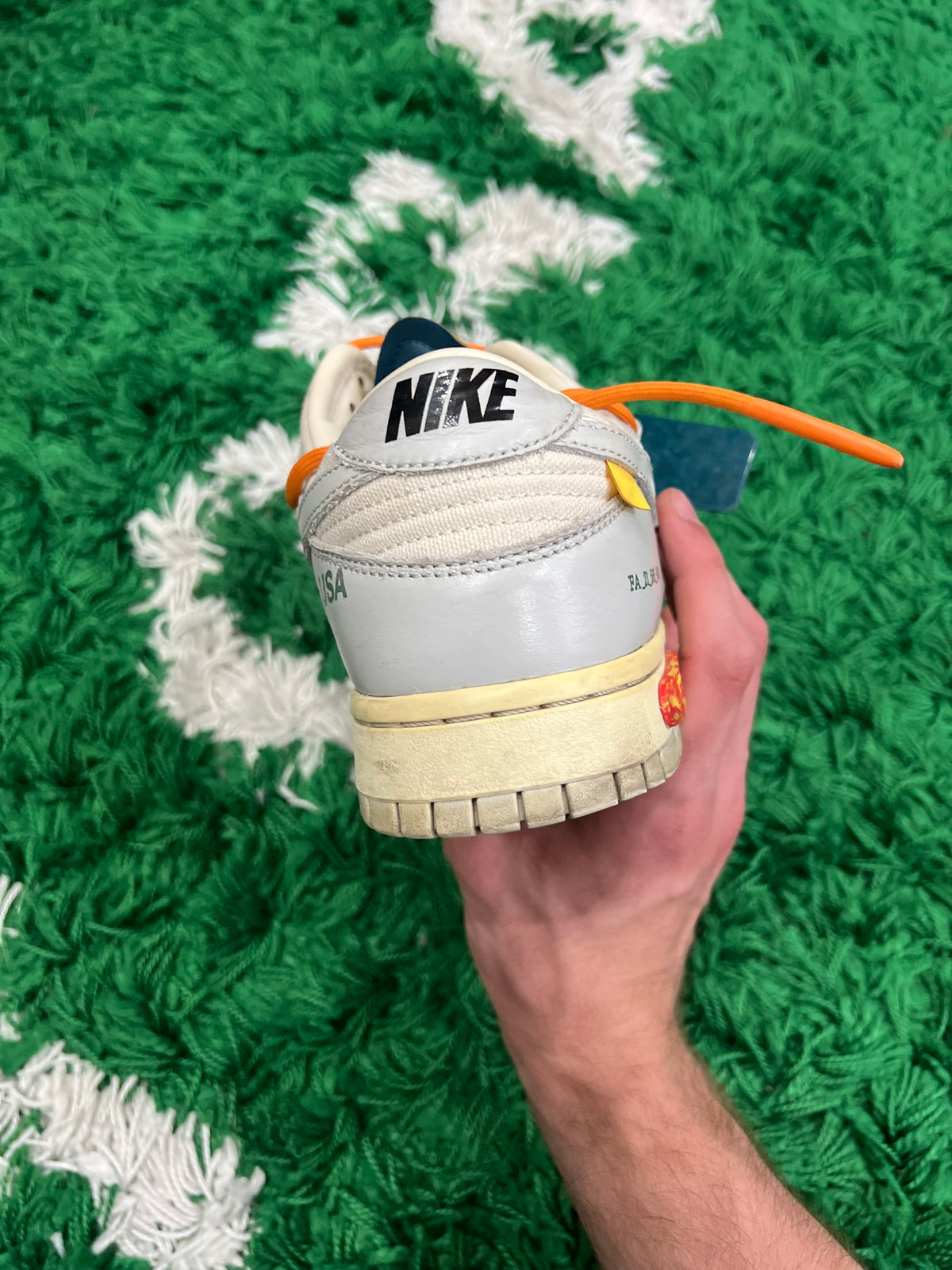 Nike Dunk Low Off-White Lot 44 (Preowned 9M)