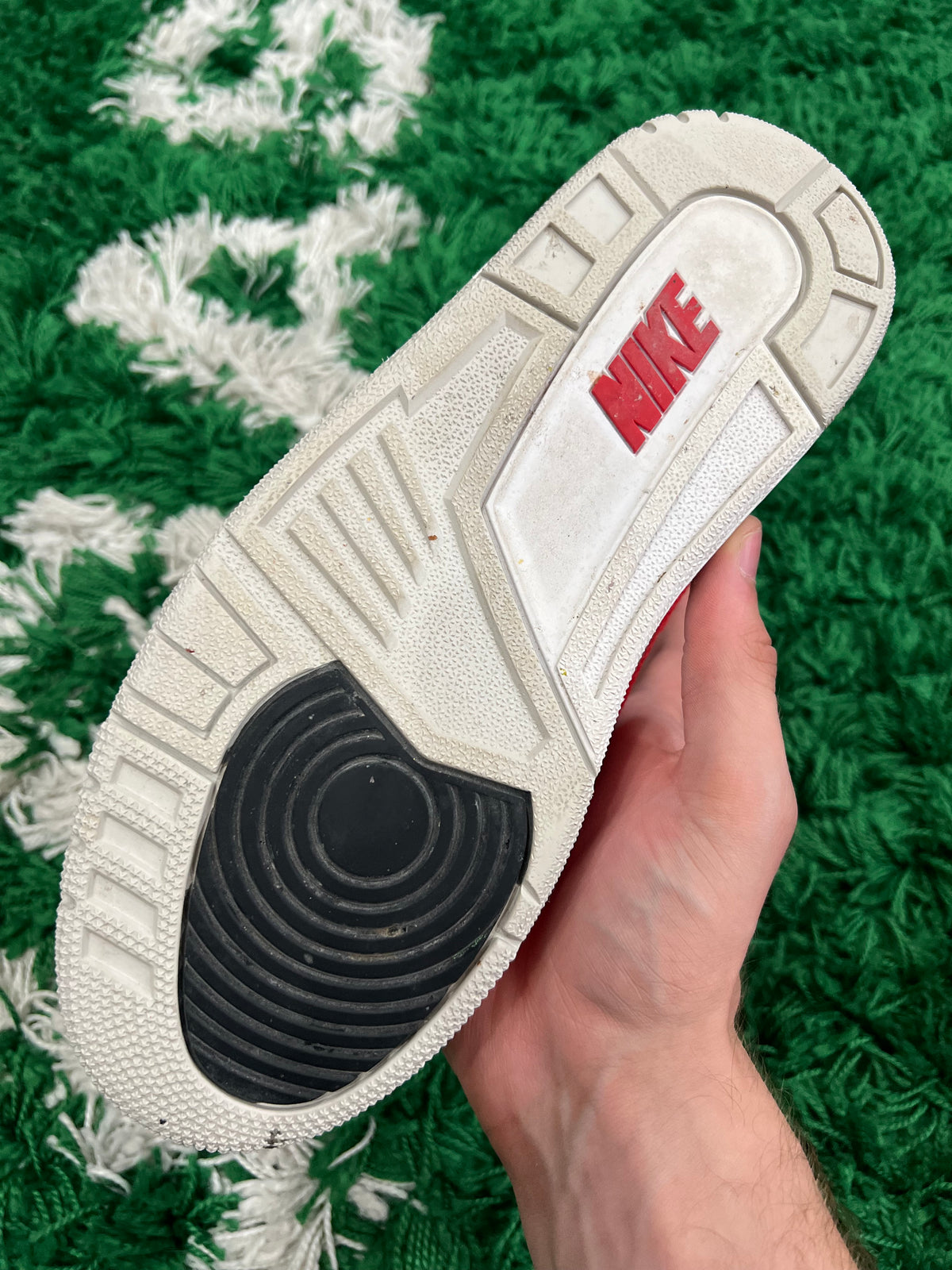 Jordan 3 Tinker Hatfield White University Red (Preowned 7.5M)