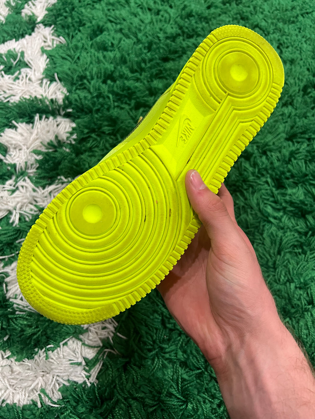 Nike Air Force 1 Low Off-White Volt (Pre-Owned 9M)
