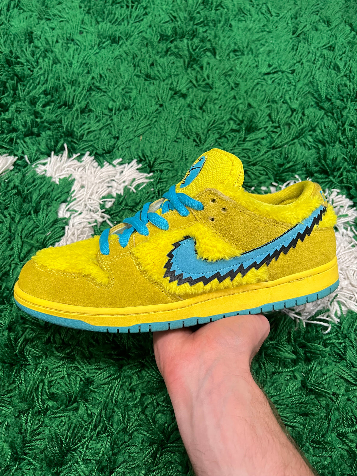 Nike SB Dunk Low Grateful Dead Bears Opti Yellow (Preowned 10.5M)