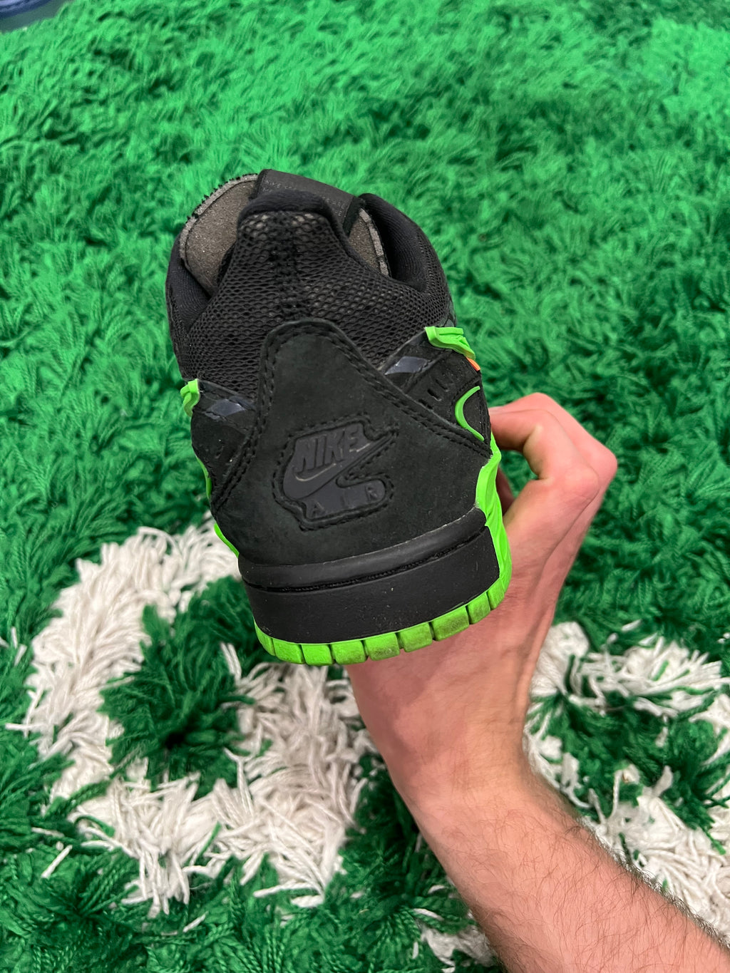 Nike Air Rubber Dunk Off-White Green Strike (Pre-Owned 9.5M)