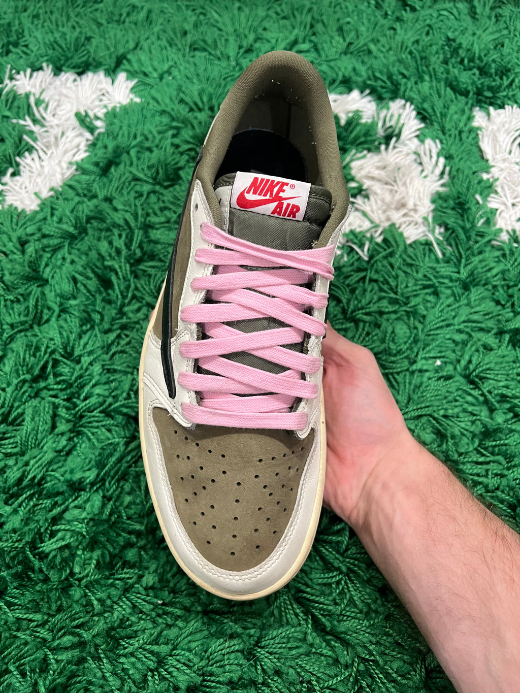 Jordan 1 Low Travis Scott Medium Olive (Pre-Owned 8.5M)