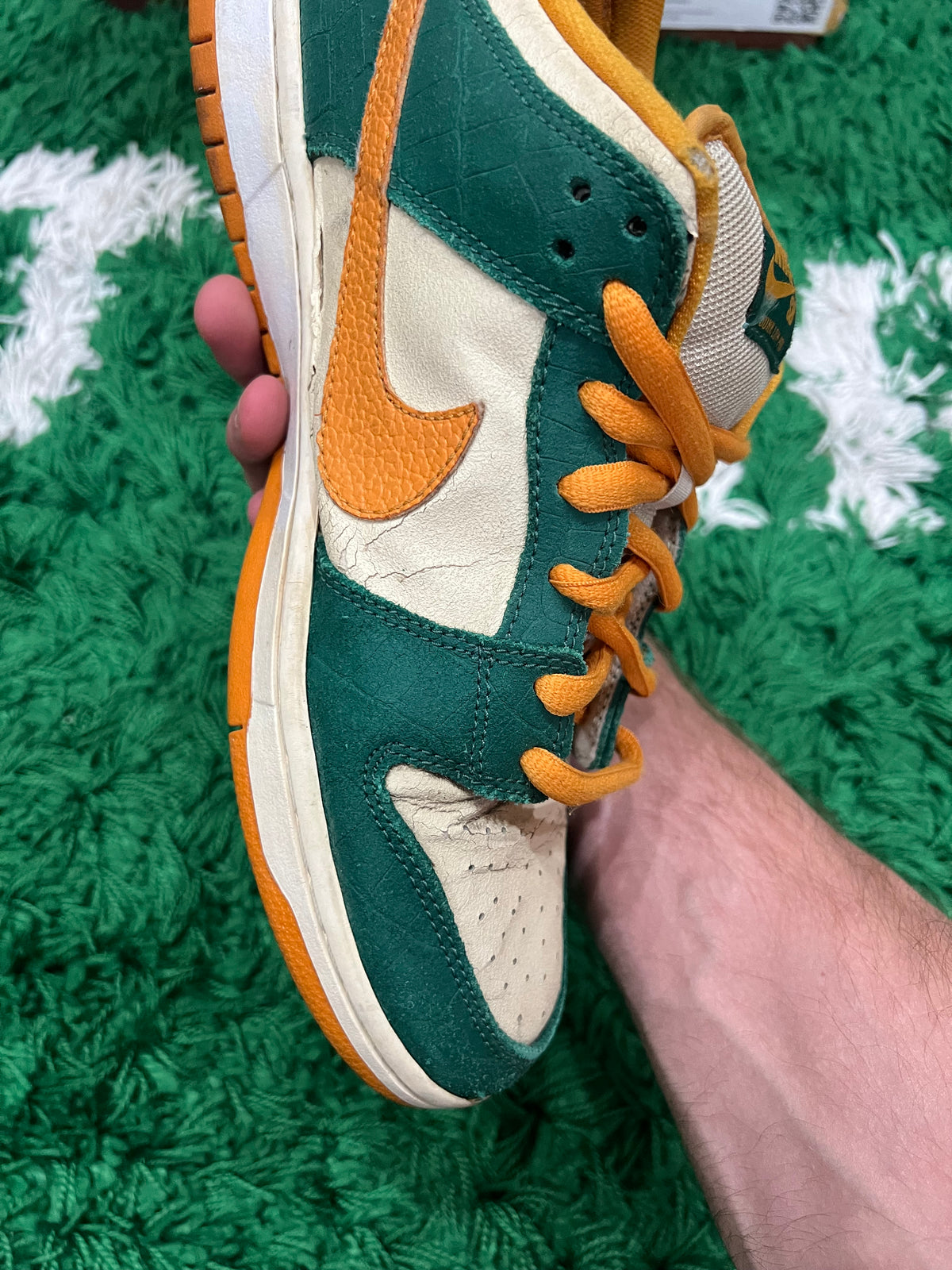 Nike SB Dunk Low Legion Pine Kumquat (Preowned 11M)
