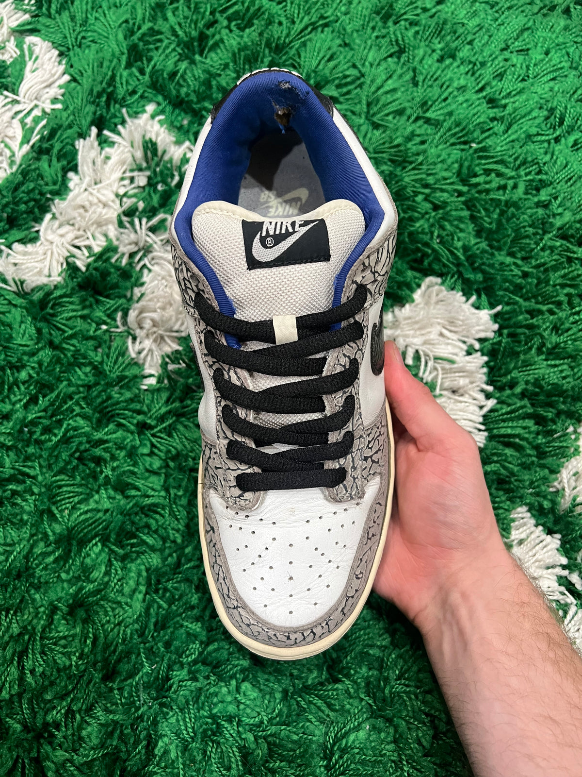 Nike SB Dunk Low Supreme White Cement (2002) (Preowned 9.5M)