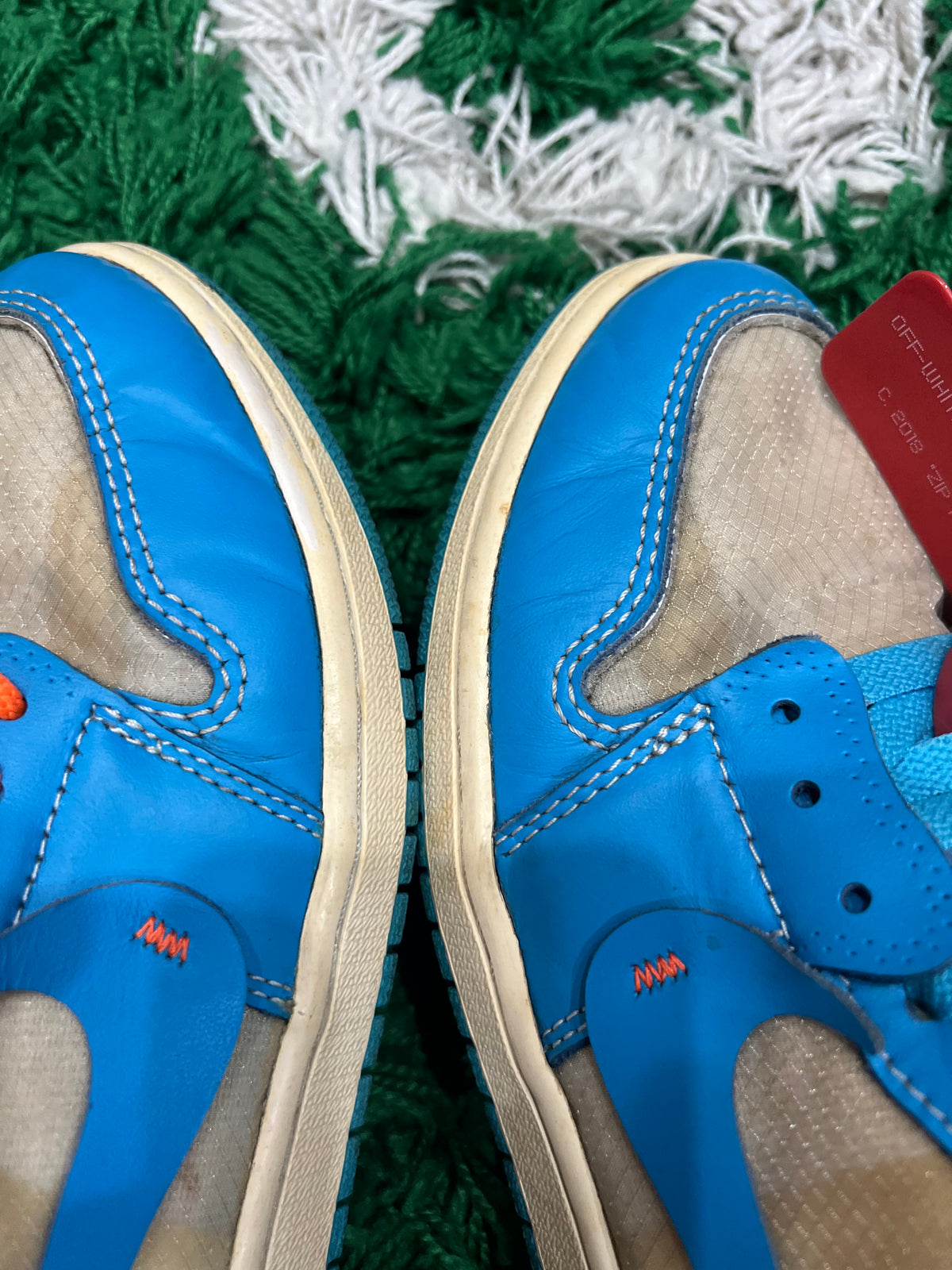 Jordan 1 High Off-White University Blue (Preowned 7.5M)