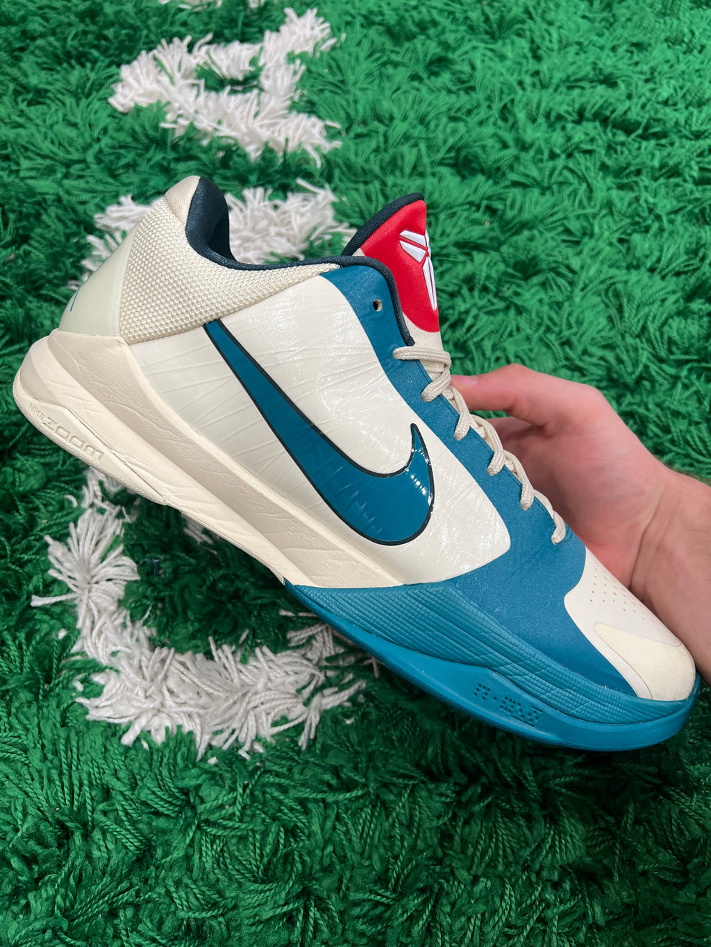 Nike Kobe 5 Caitlin Clark Coconut Milk Spruce (Preowned 12M)