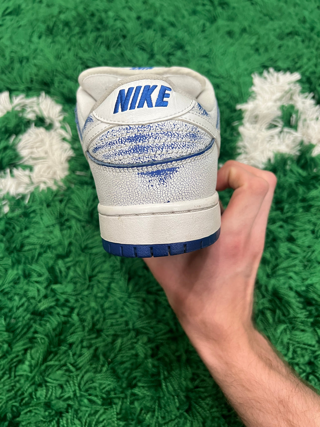 Nike SB Dunk Low Premium White Game Royal (Preowned 9M)