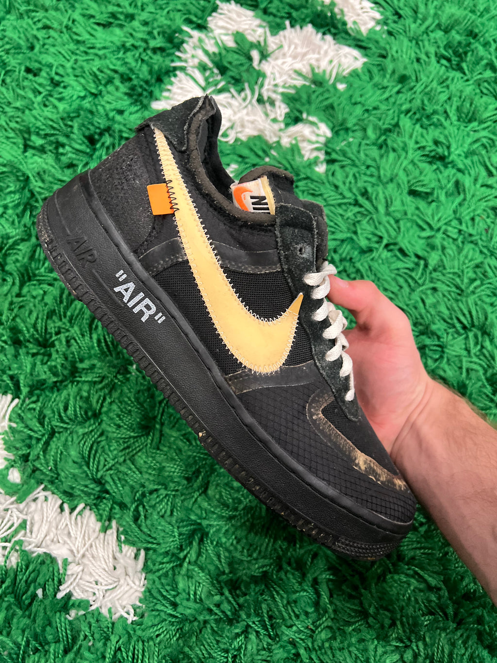 Nike Air Force 1 Low Off-White Black White (Preowned 8.5M)