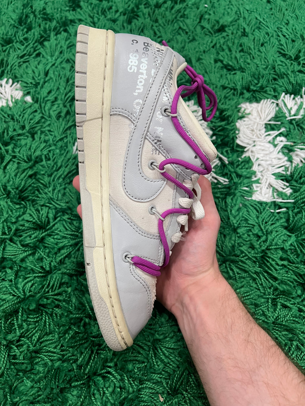 Nike Dunk Low Off-White Lot 45 (Preowned 8M)