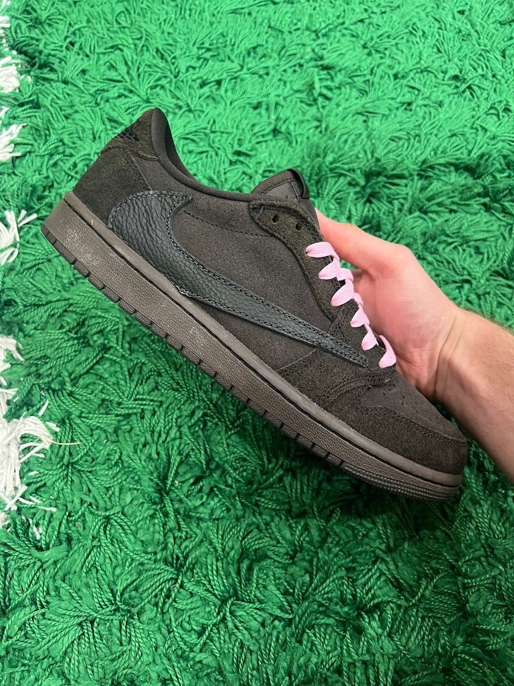 Jordan 1 Low Travis Scott Velvet Brown (Preowned 8.5M)