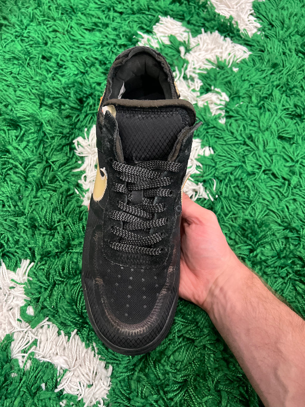 Nike Air Force 1 Low Off-White Black White (Preowned 9.5M)