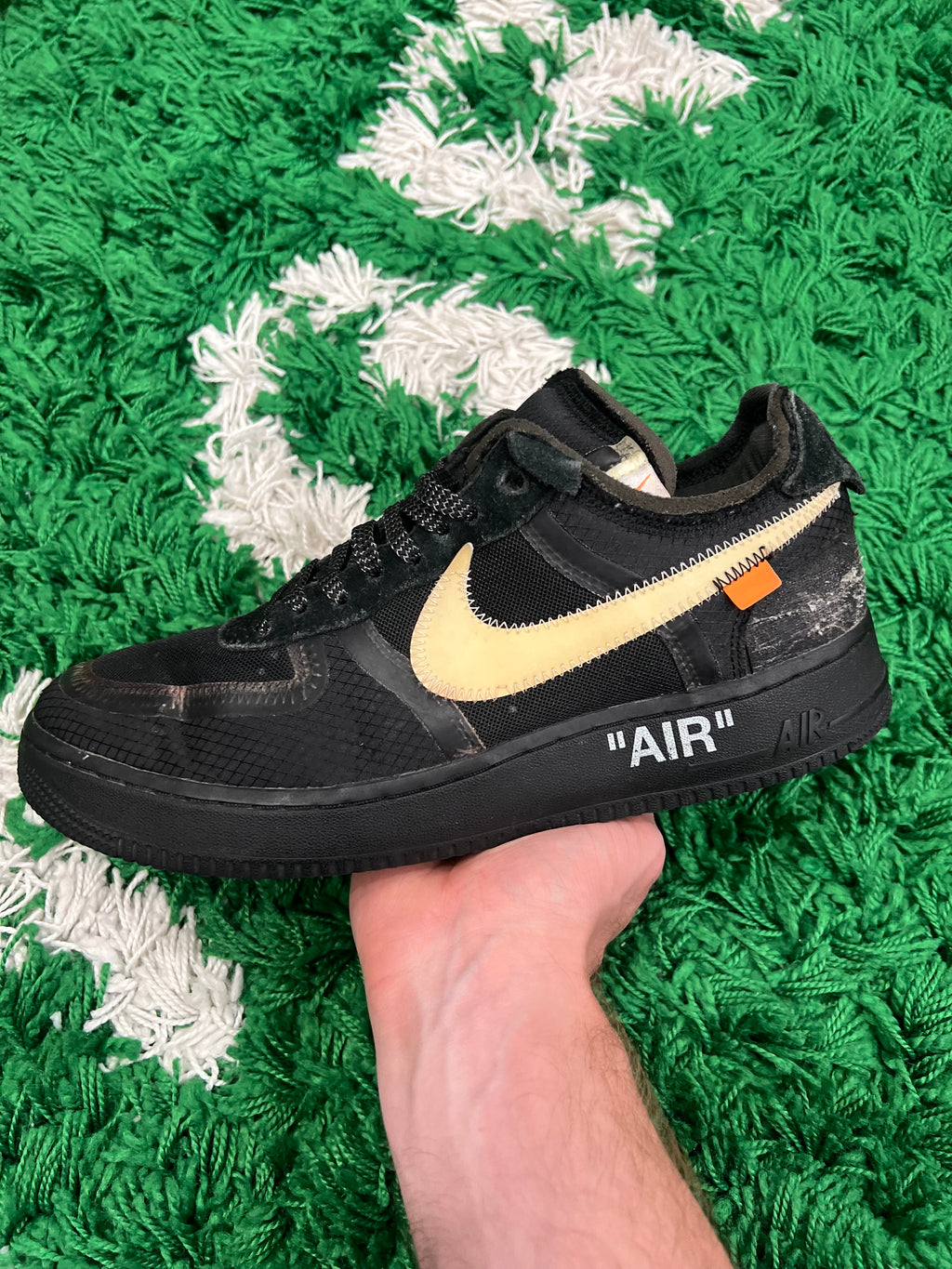 Nike Air Force 1 Low Off-White Black White (Preowned 9.5M)