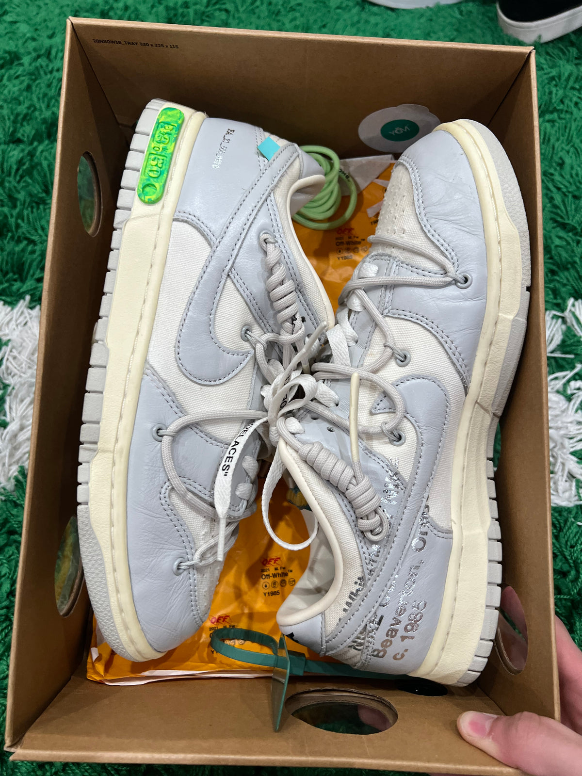 Nike Dunk Low Off-White Lot 42 (Preowned 10.5M)