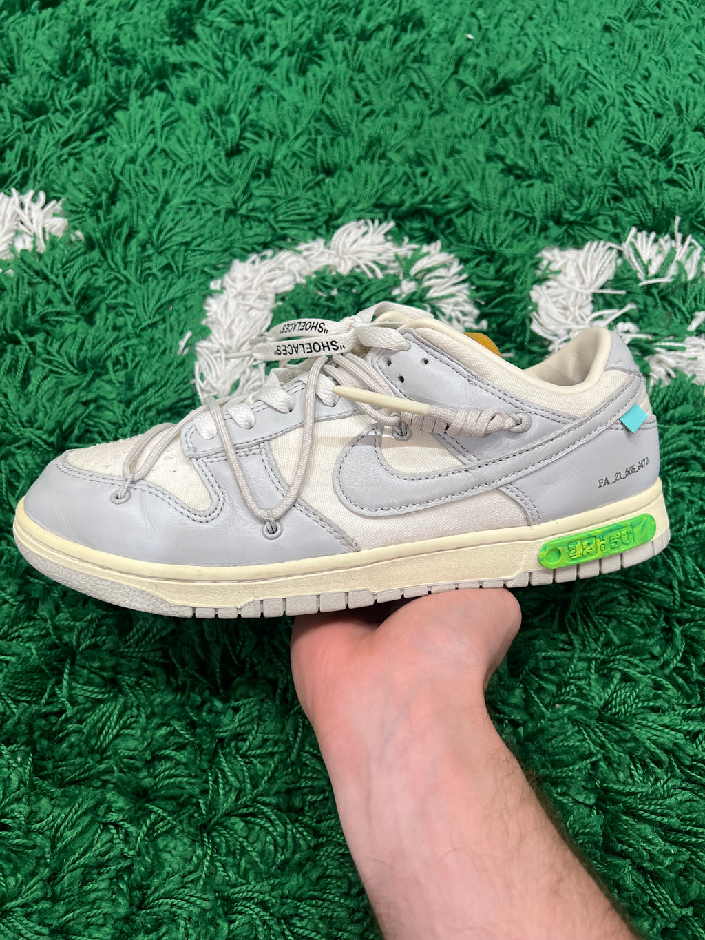 Nike Dunk Low Off-White Lot 42 (Preowned 10.5M)