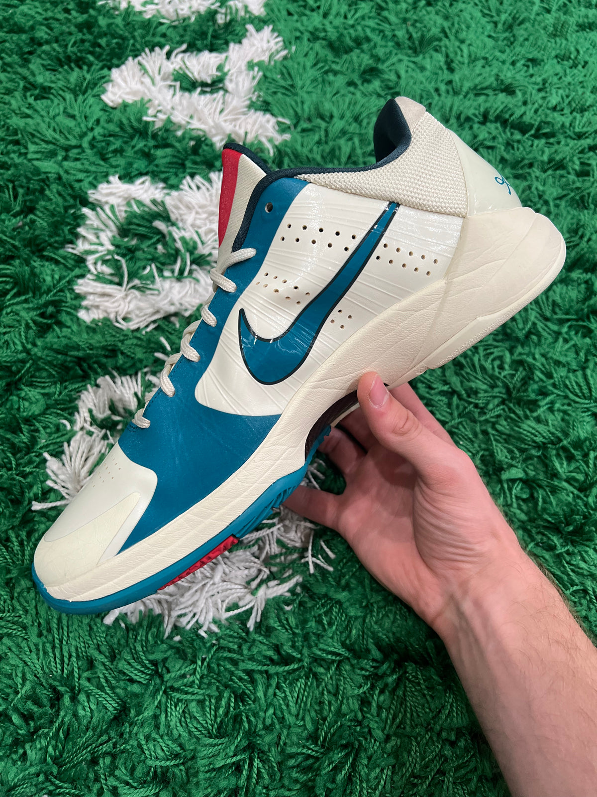 Nike Kobe 5 Caitlin Clark Coconut Milk Spruce (Preowned 12M)