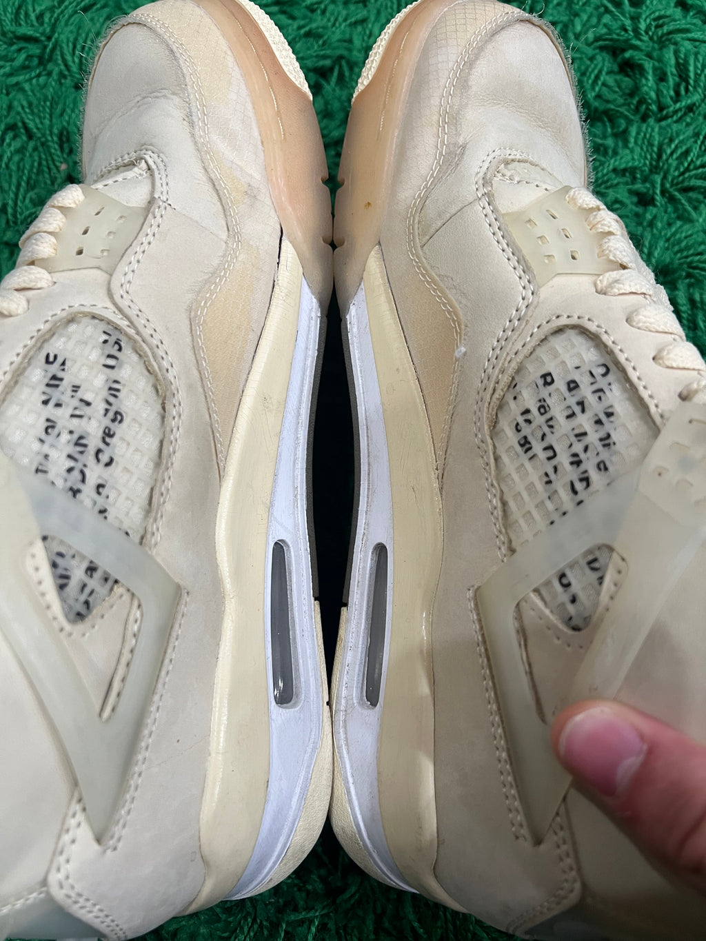 Jordan 4 Off-White Sail (Women's) (Preowned 8M/9.5W)