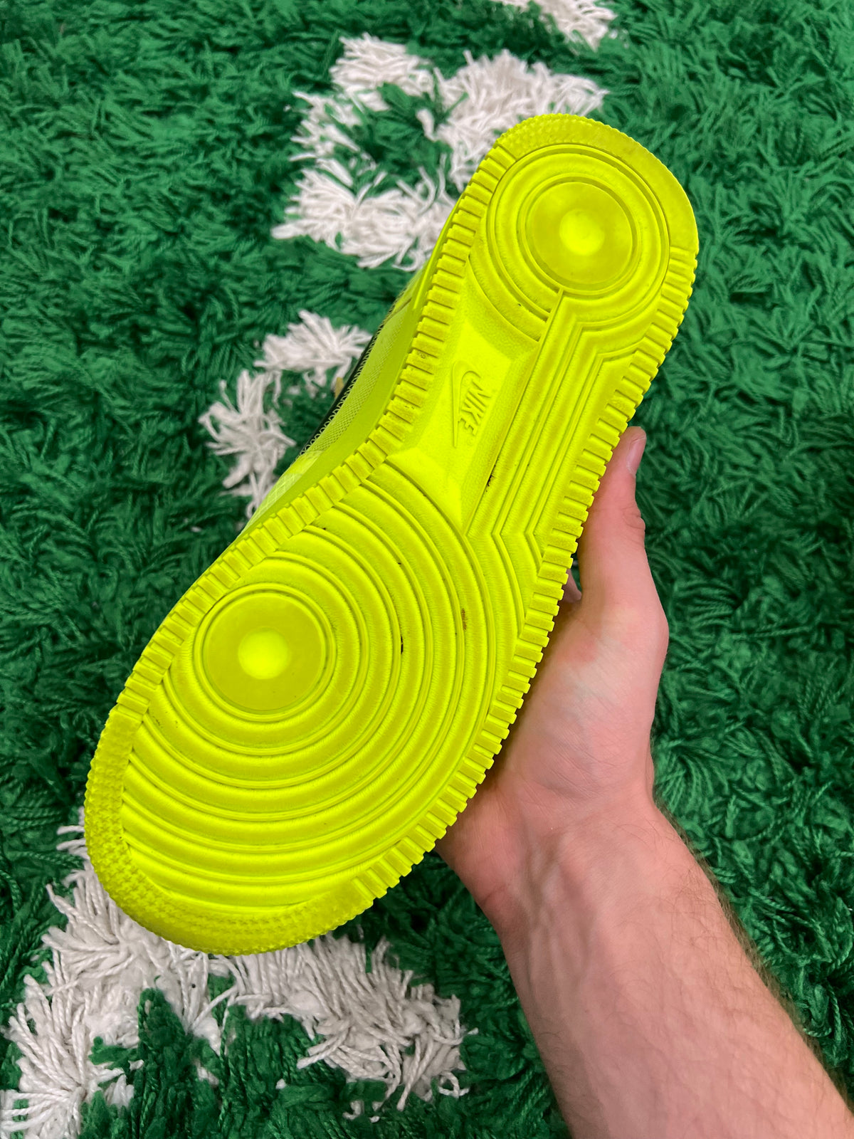 Nike Air Force 1 Low Off-White Volt (Preowned 9M)