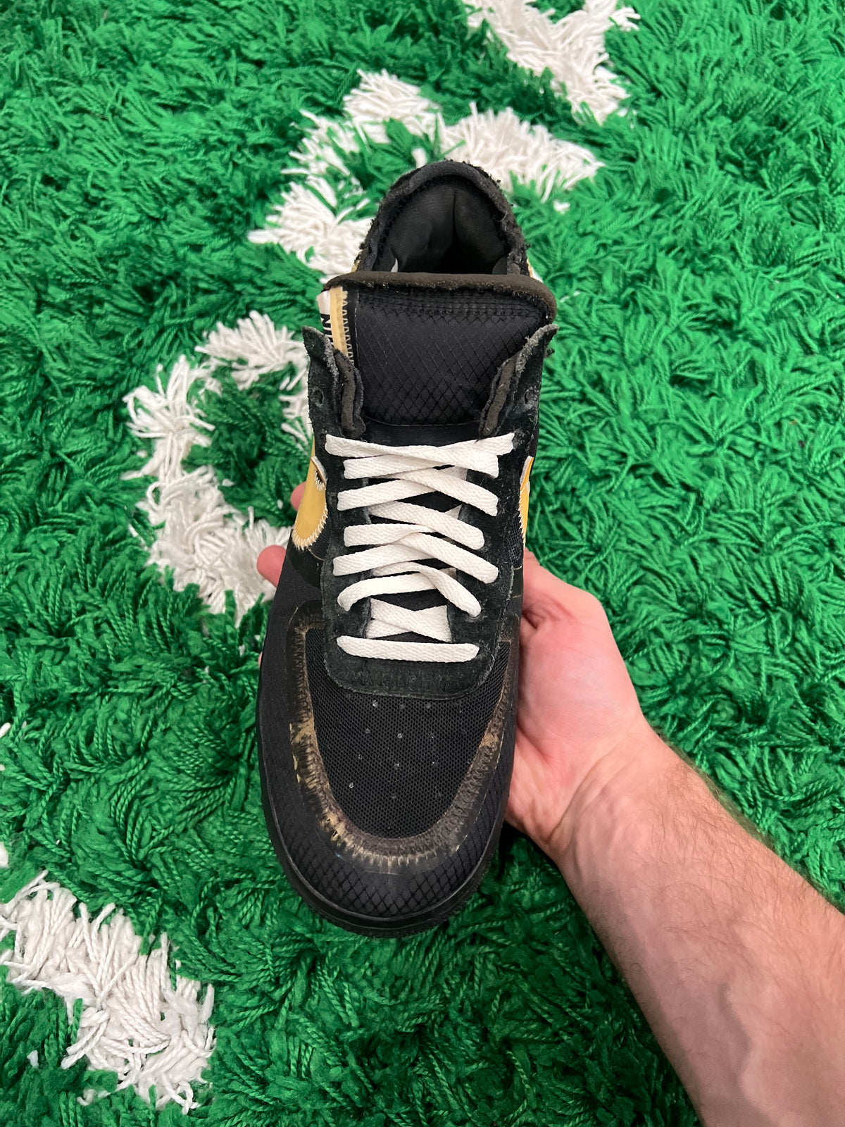 Nike Air Force 1 Low Off-White Black White (Preowned 8.5M)