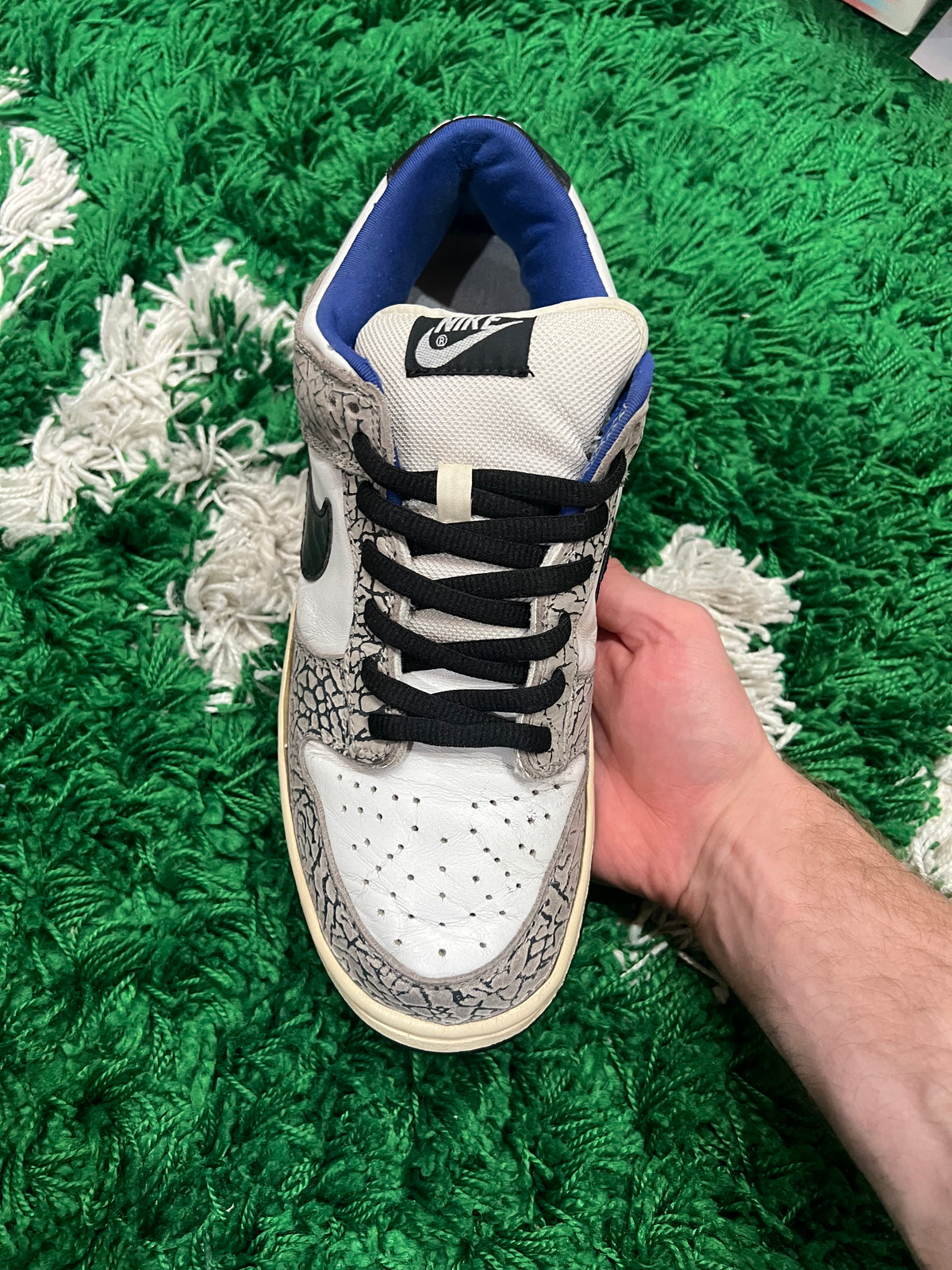 Nike SB Dunk Low Supreme White Cement (2002) (Preowned 9.5M)