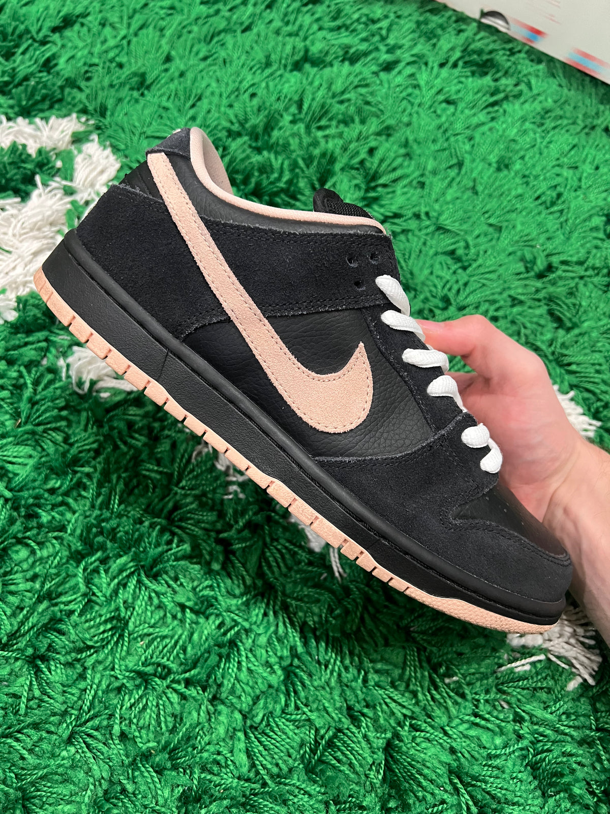 Nike SB Dunk Low Black Washed Coral (Preowned 9.5M)