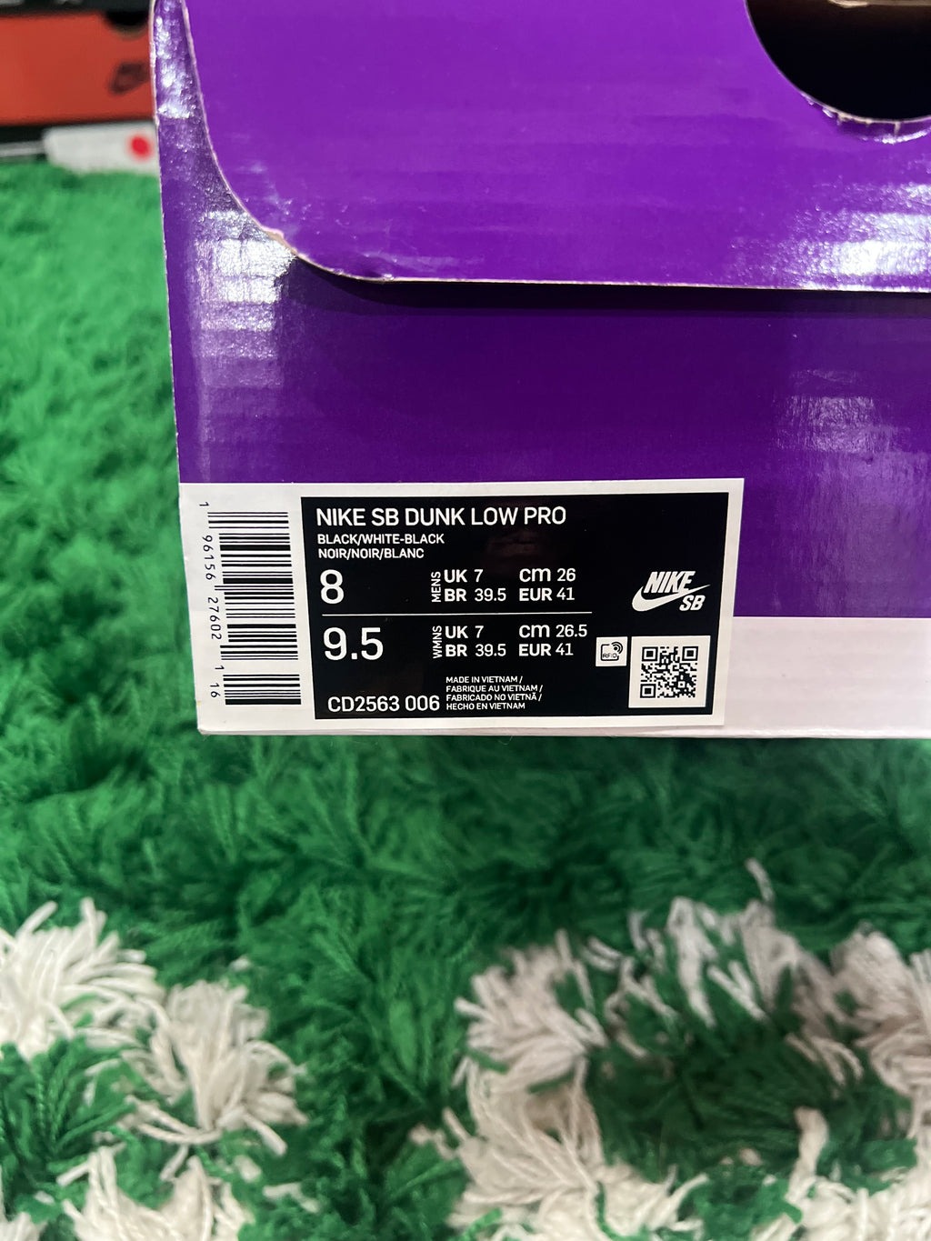 Nike SB Dunk Low Black Gum (Pre-Owned 8M)