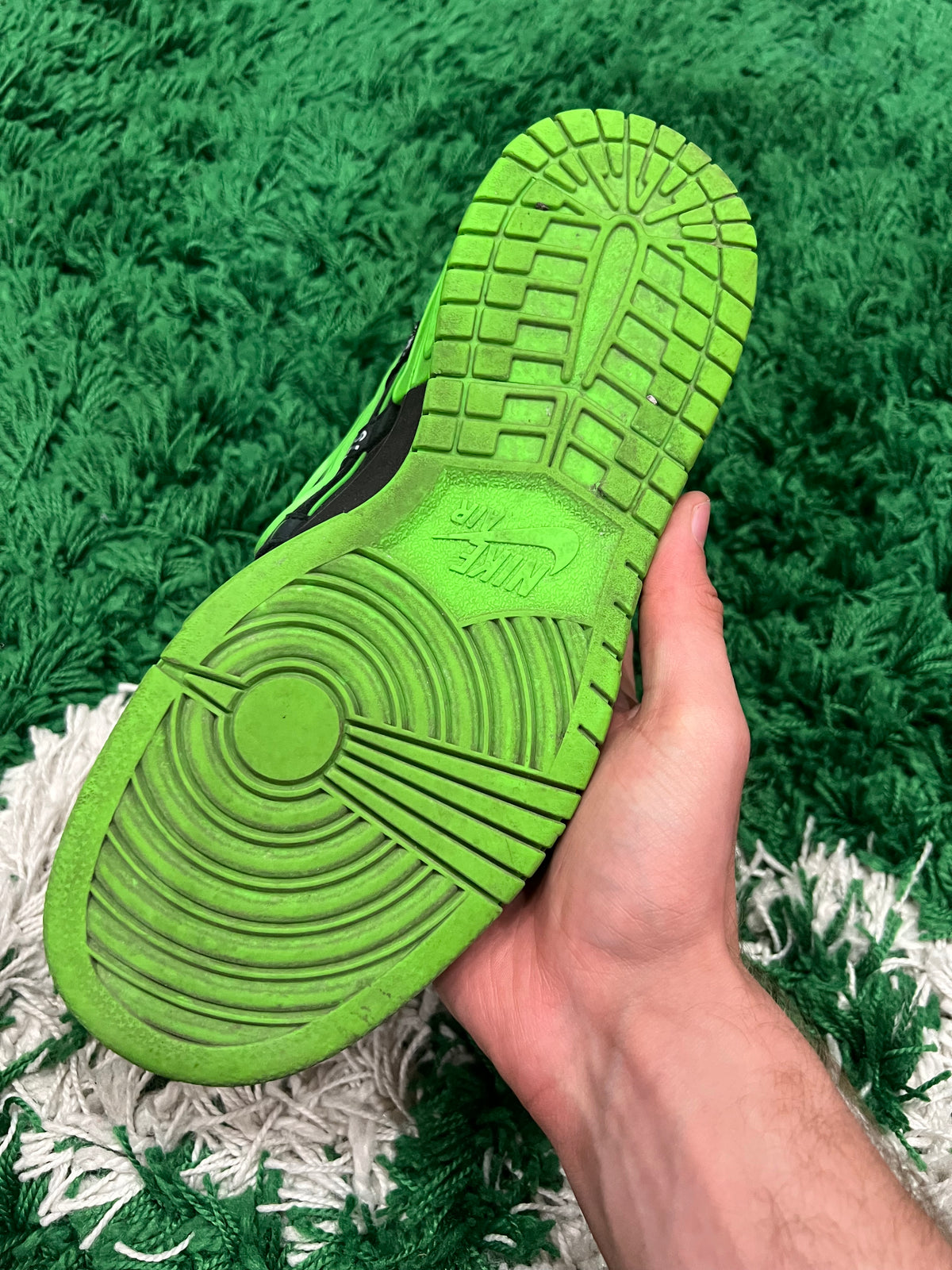 Nike Air Rubber Dunk Off-White Green Strike (Pre-Owned 8M)