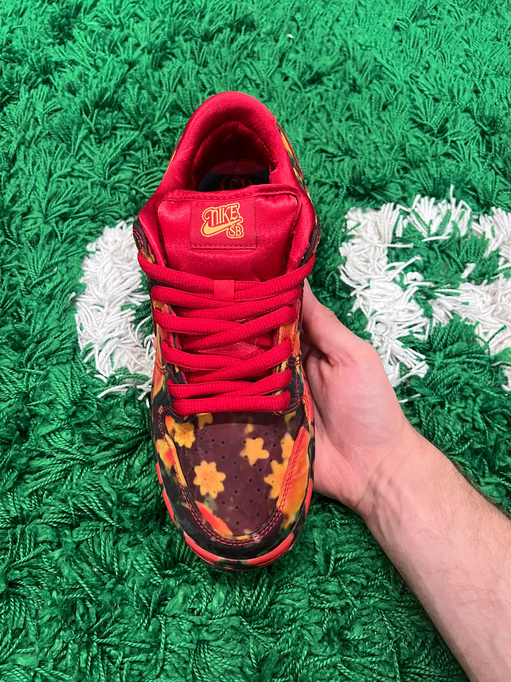 Nike SB Dunk Low The Wizard of Oz Poppy Field (Preowned 8M)