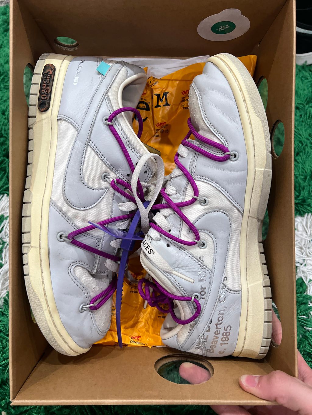 Nike Dunk Low Off-White Lot 28 (Preowned 10M)