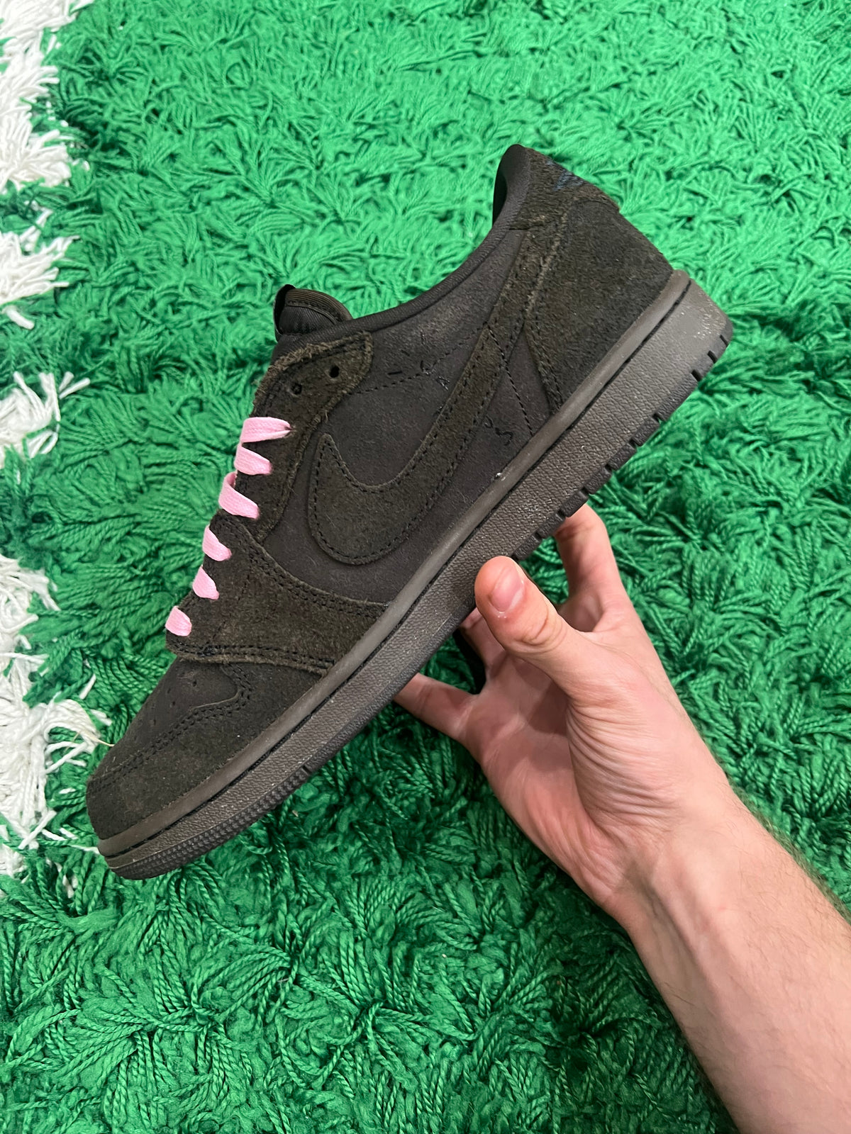 Jordan 1 Low Travis Scott Velvet Brown (Preowned 8.5M)