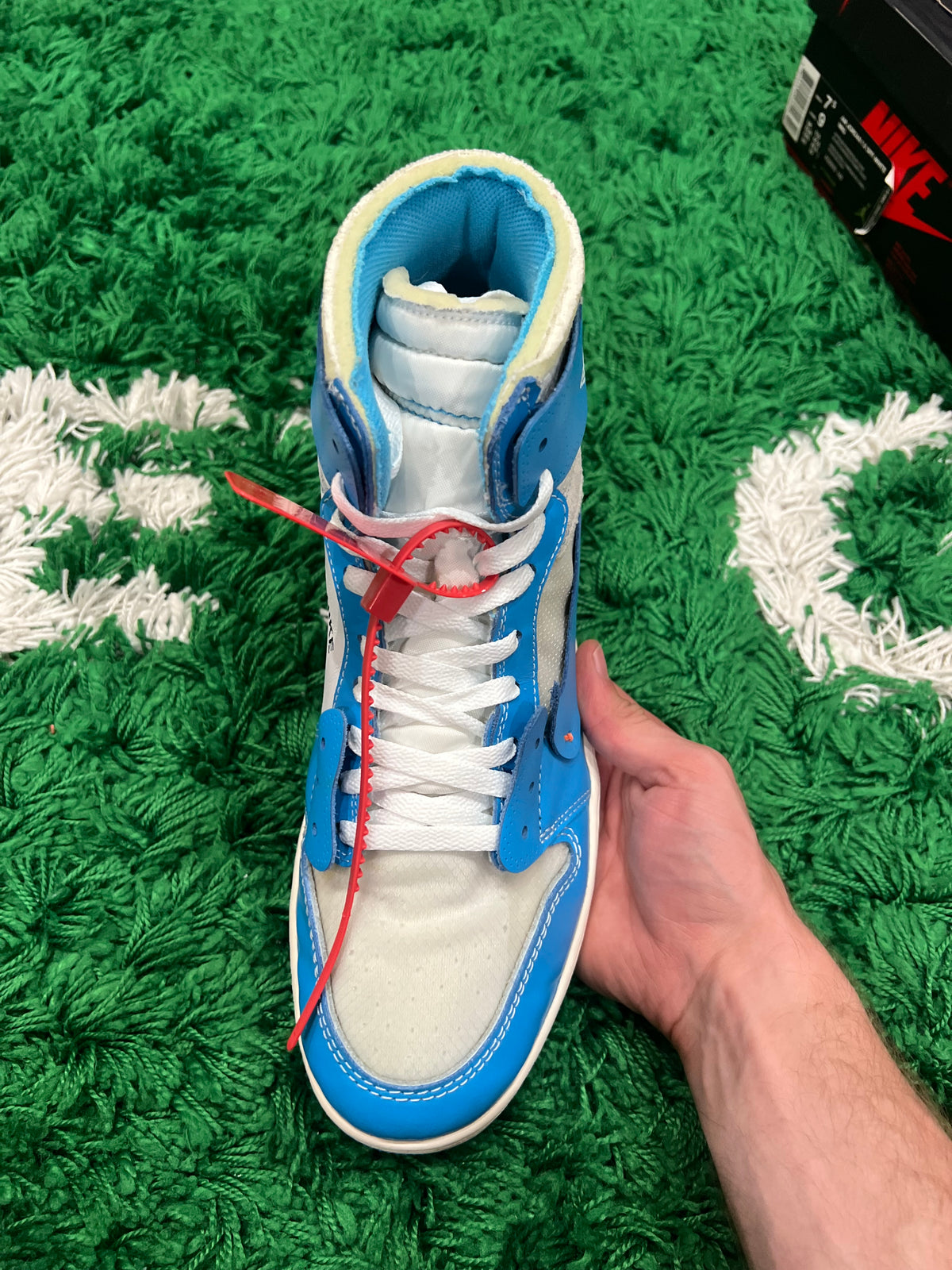 Jordan 1 High Off-White University Blue (Preowned 12M)