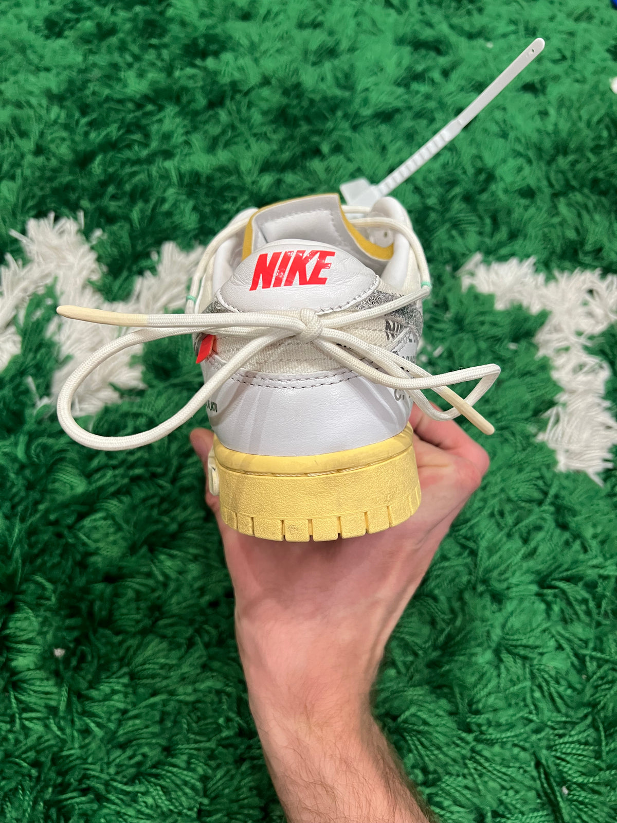 Nike Dunk Low Off-White Lot 1 (Preowned 8M)