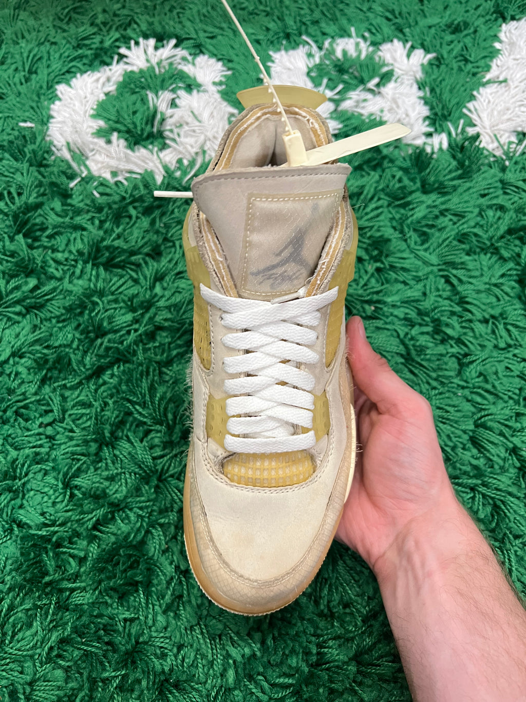 Jordan 4 Off-White Sail (Women's) (Preowned 7.5M/9W)