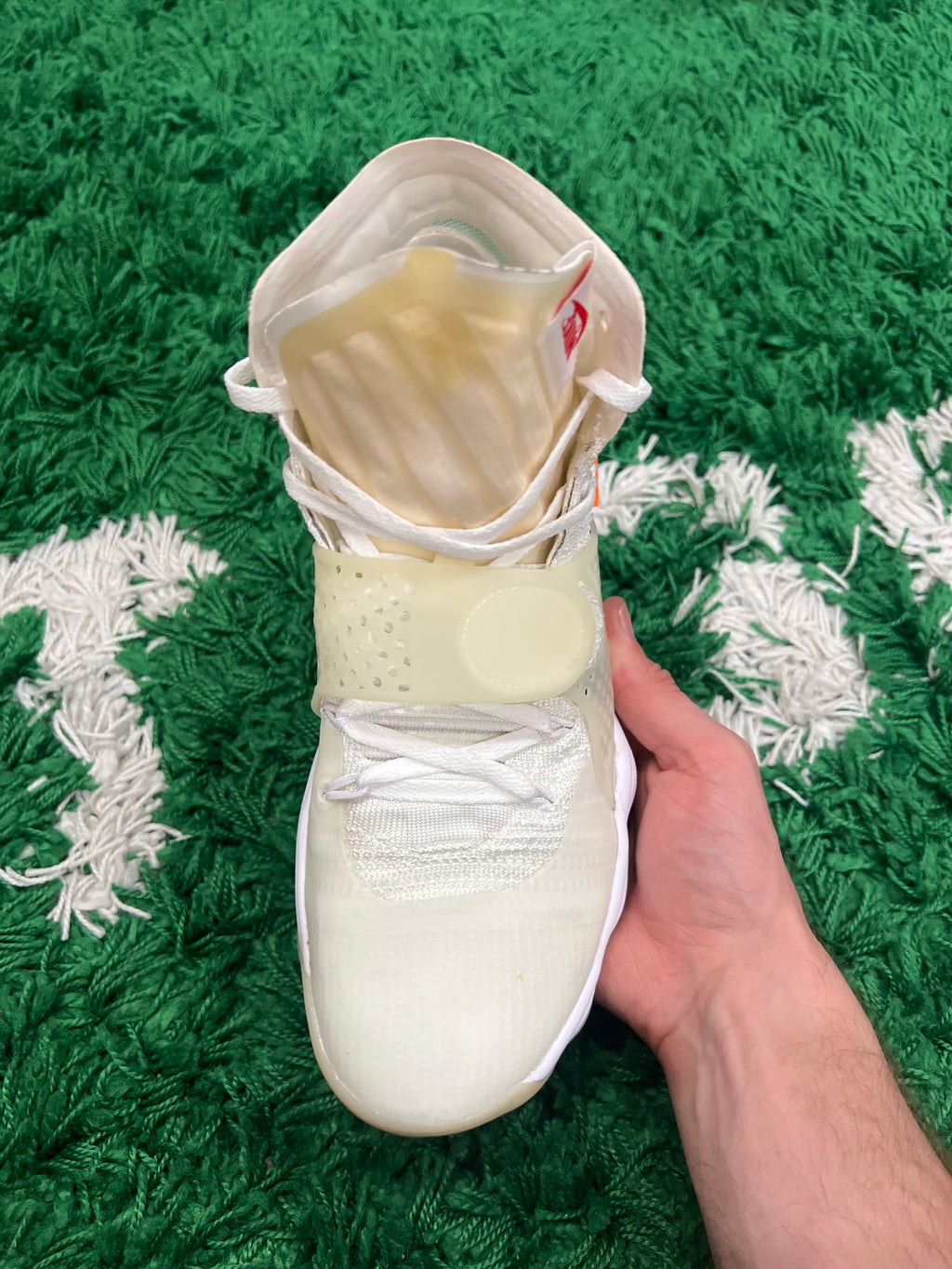 Nike React Hyperdunk 2017 Flyknit Off-White (Preowned 8M)