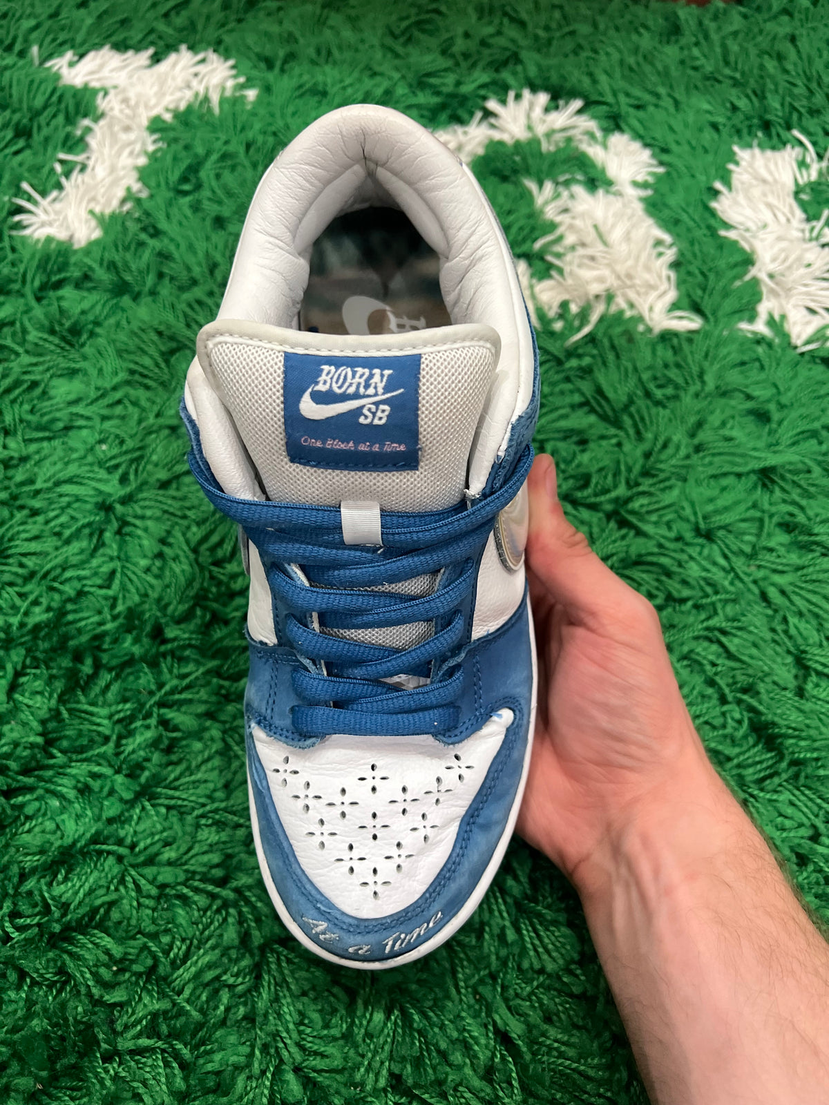Nike SB Dunk Low Born X Raised One Block At A Time (Preowned 8M)