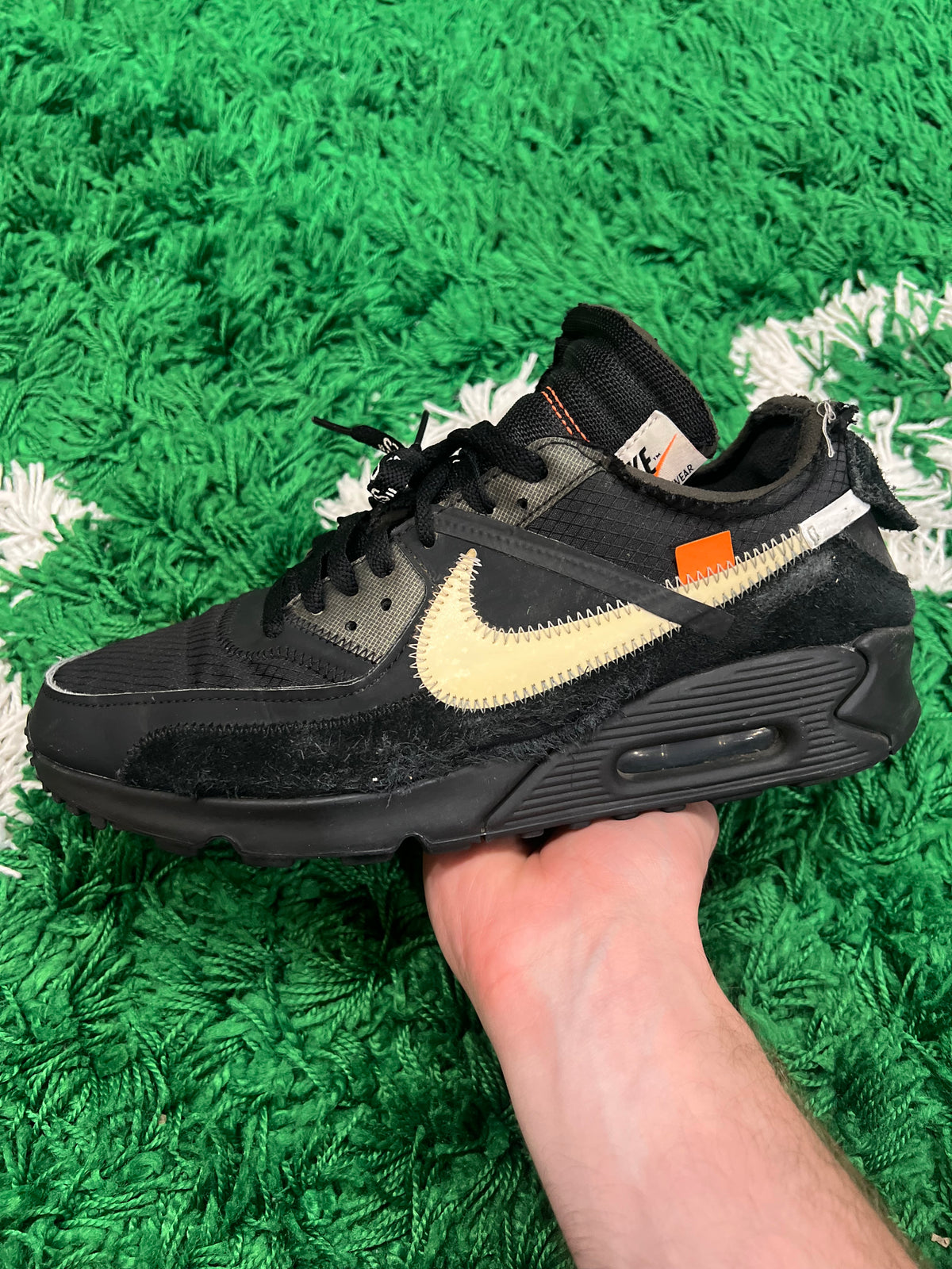Nike Air Max 90 Off-White Black (Preowned 10M)