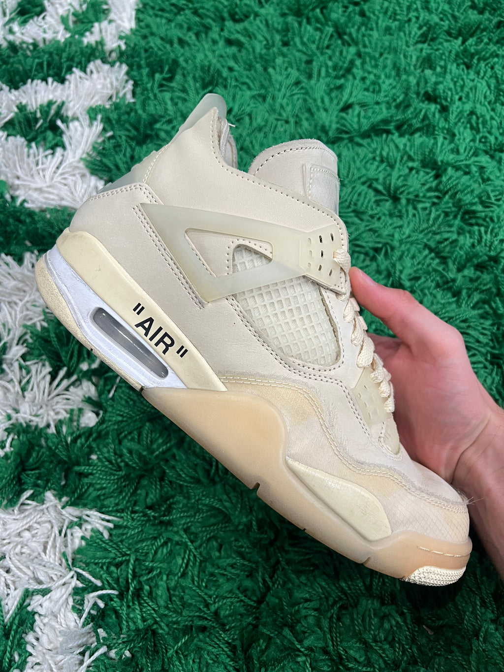 Jordan 4 Off-White Sail (Women's) (Preowned 8M/9.5W)