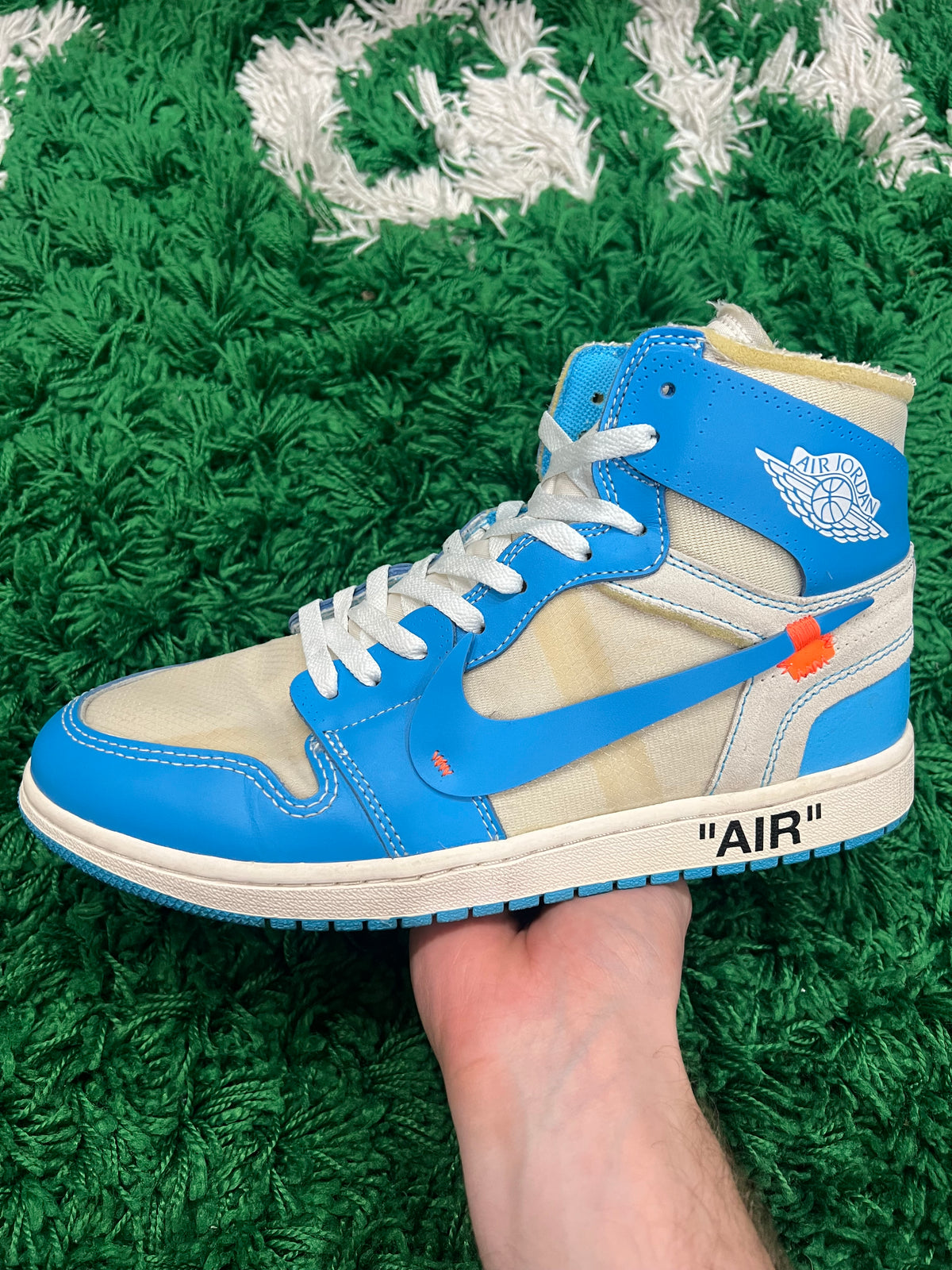Jordan 1 High Off-White University Blue (Preowned 10.5M)