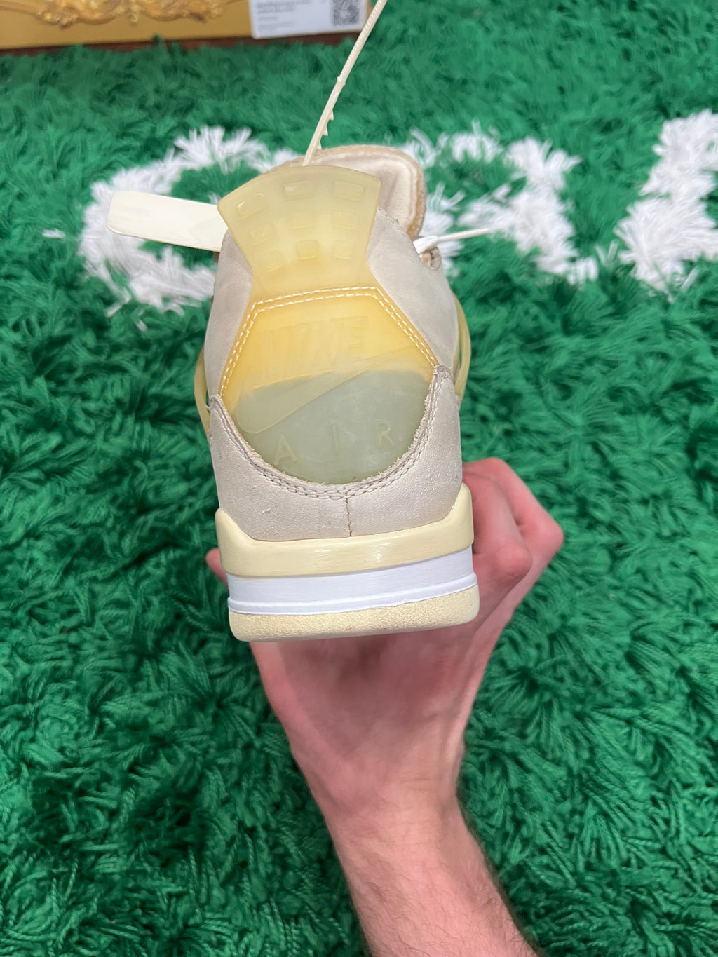 Jordan 4 Off-White Sail (Women's) (Preowned 7.5M/9W)