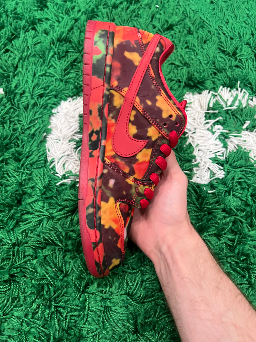 Nike SB Dunk Low The Wizard of Oz Poppy Field (Preowned 8M)