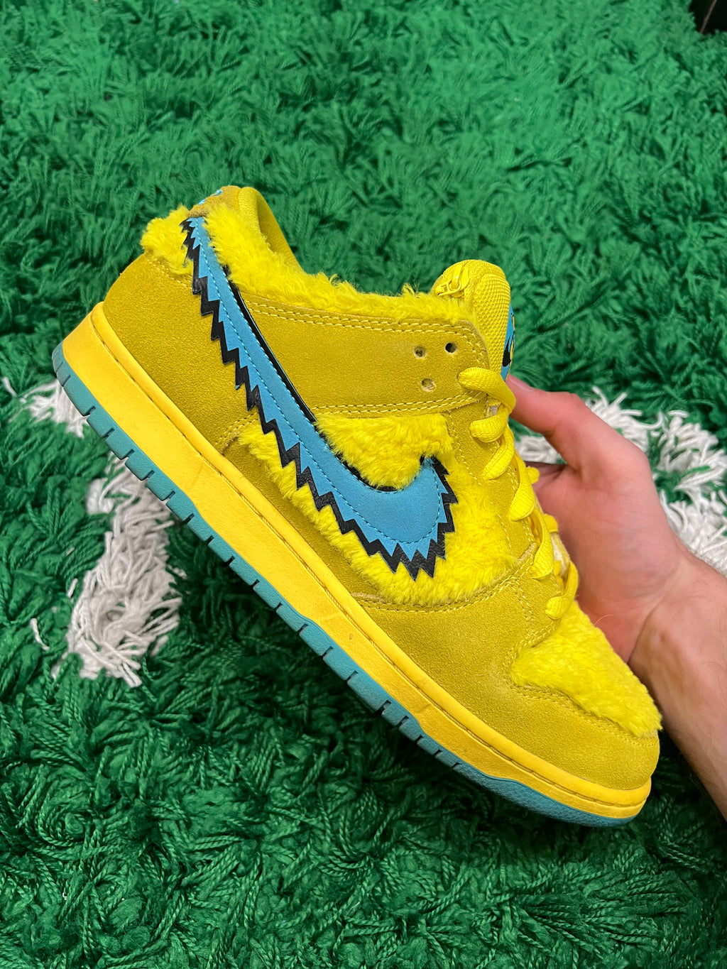 Nike SB Dunk Low Grateful Dead Bears Opti Yellow (Preowned 10.5M)