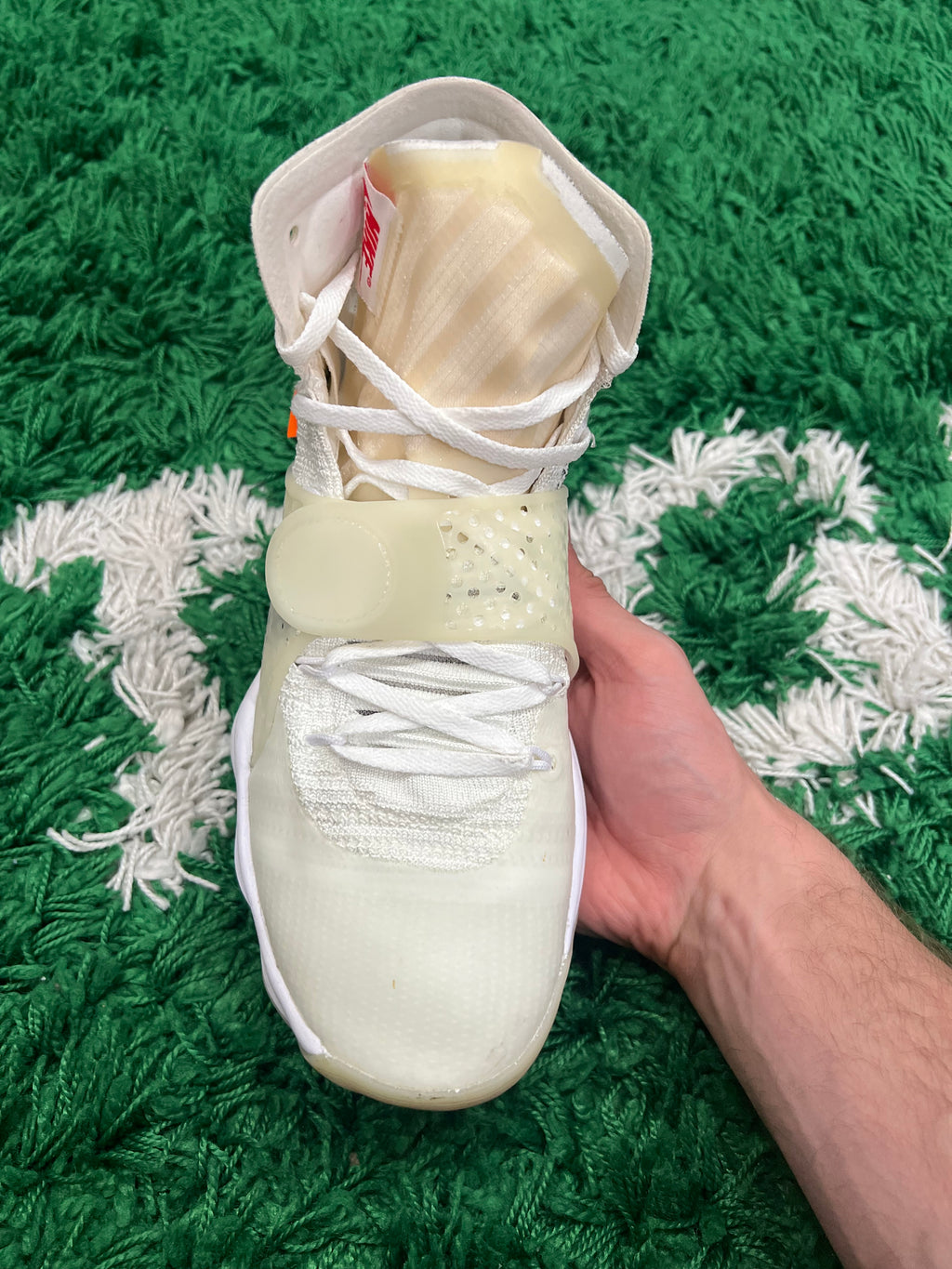 Nike React Hyperdunk 2017 Flyknit Off-White (Preowned 8M)