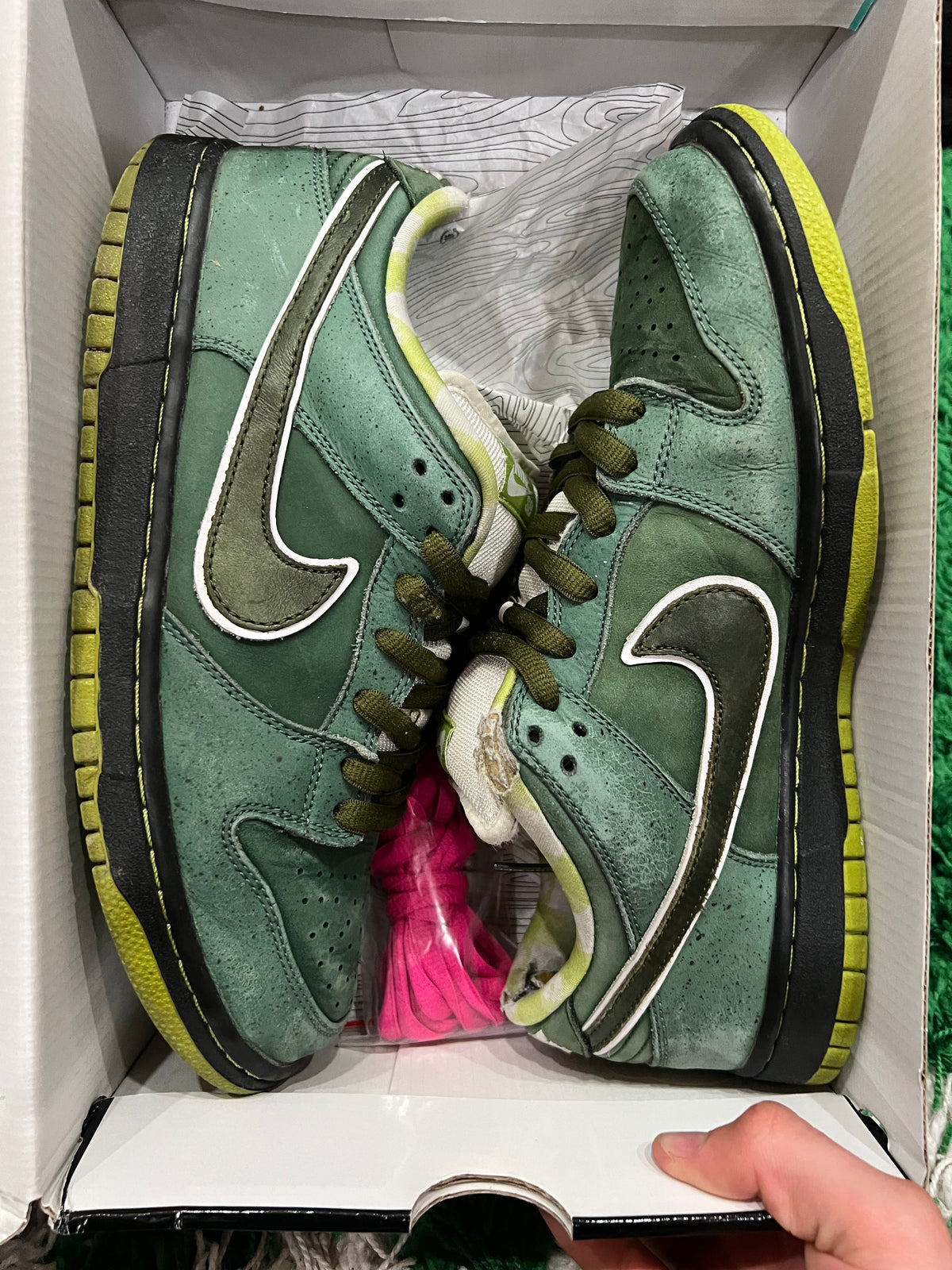Nike SB Dunk Low Concepts Green Lobster (Pre-Owned 9.5M)