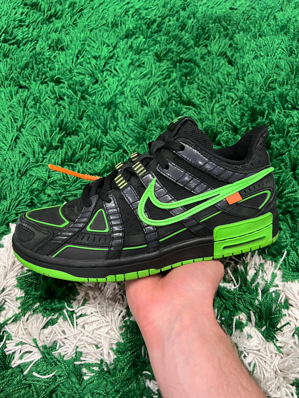 Nike Air Rubber Dunk Off-White Green Strike (Pre-Owned 8M)