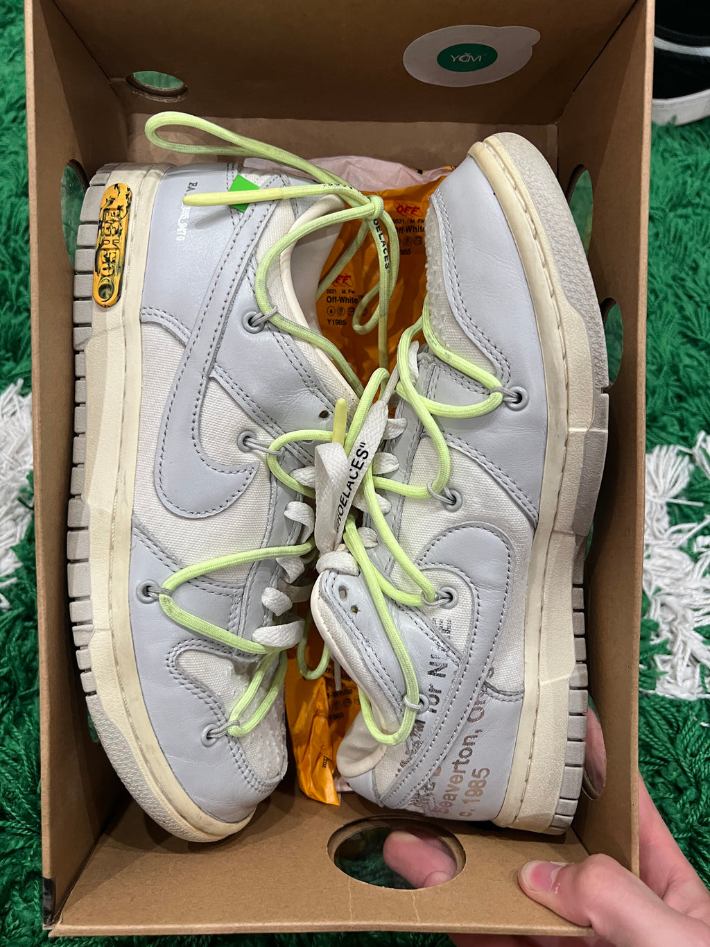 Nike Dunk Low Off-White Lot 43 (Preowned 8M)