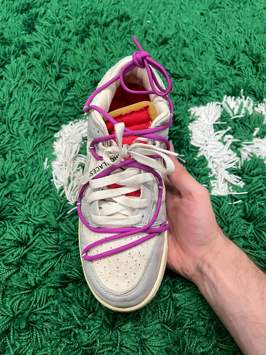Nike Dunk Low Off-White Lot 45 (Preowned 8M)