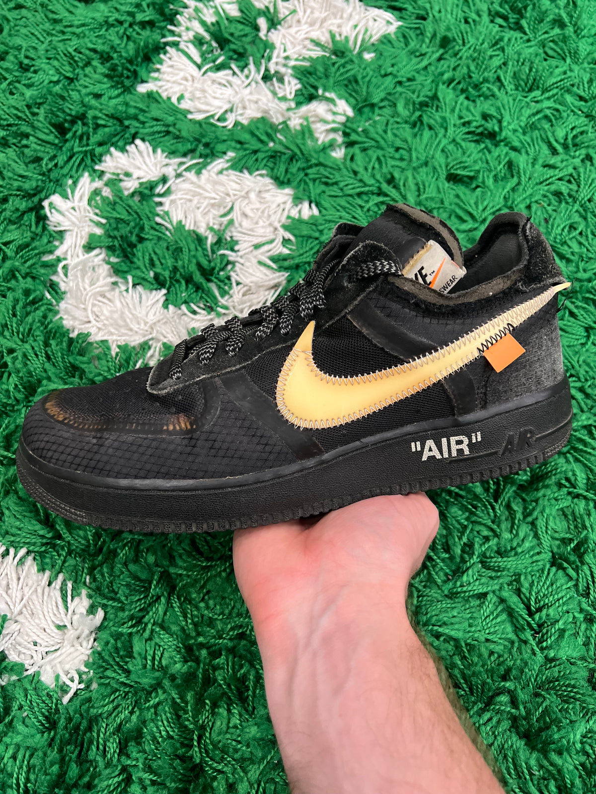 Nike Air Force 1 Low Off-White Black White (Preowned 9M)
