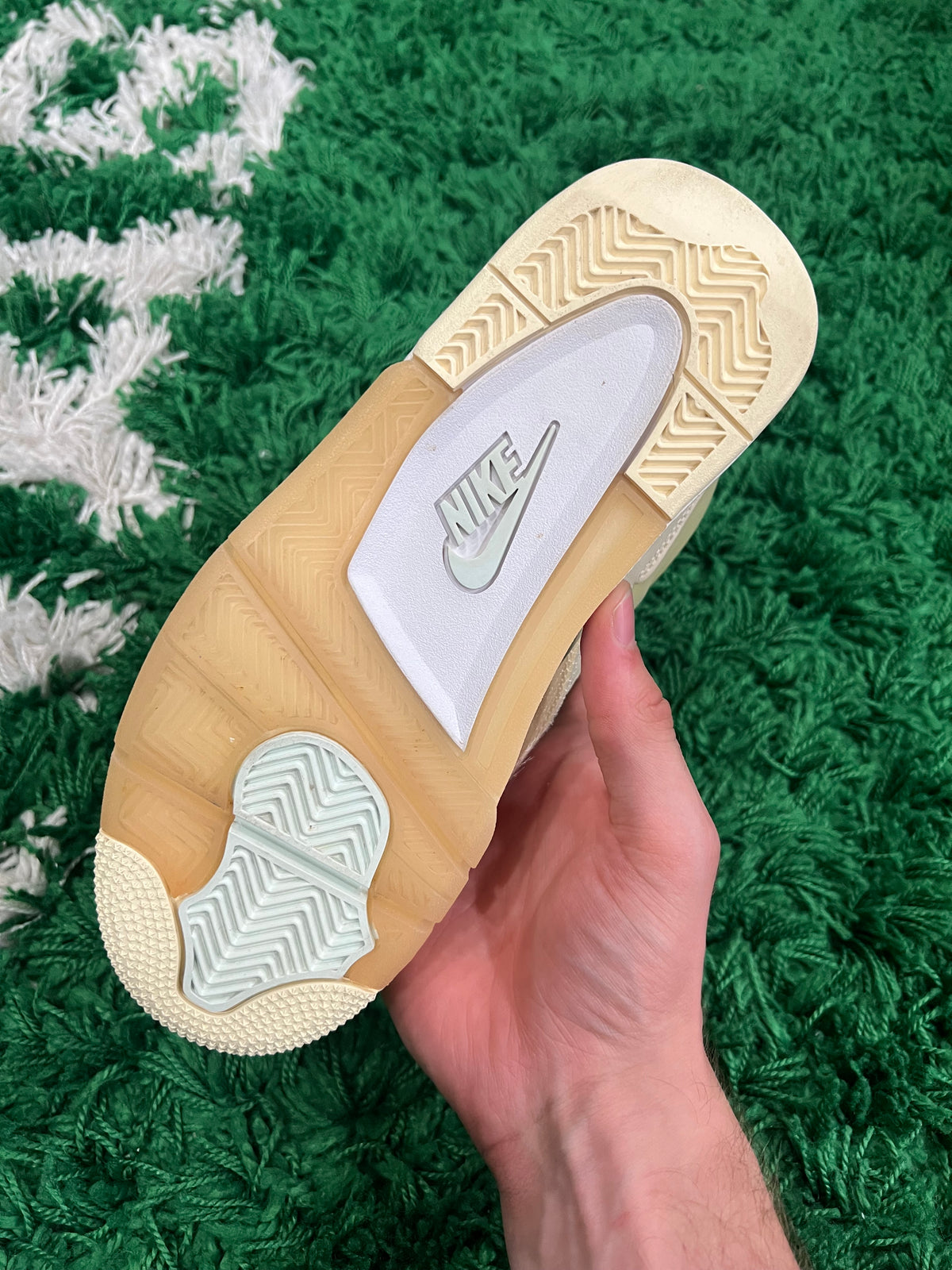 Jordan 4 Off-White Sail (Women's) (Preowned 5M/6.5W)