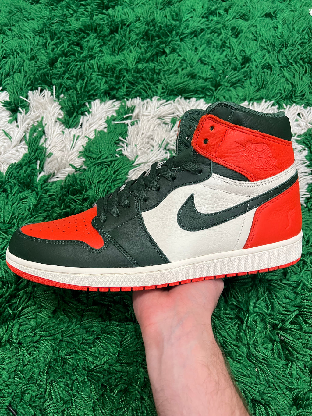 Jordan 1 High SoleFly Art Basel Sail (Preowned 14M)